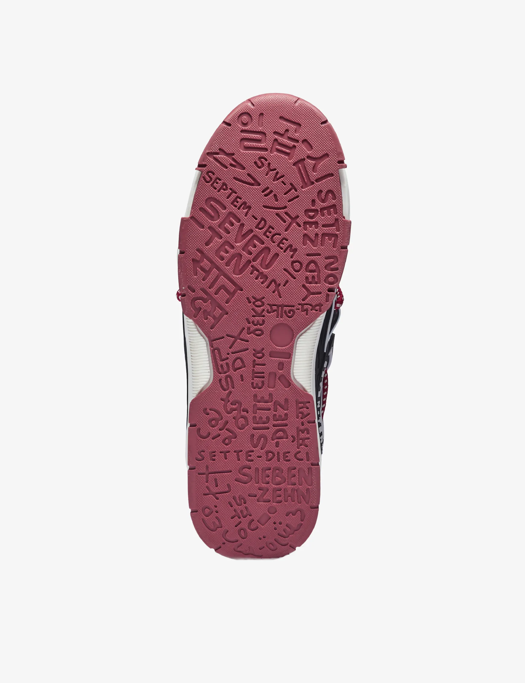 738 Deep Red Magma Low-Top Sneakers