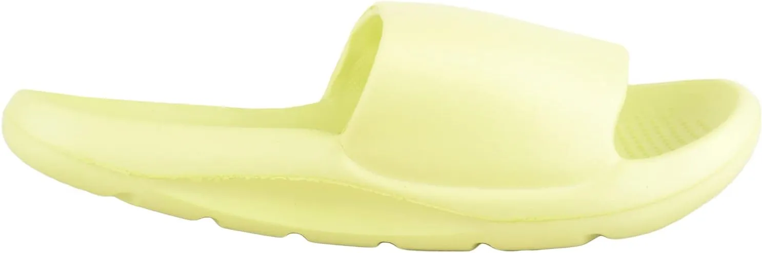 ABSOLUTE FOOTWEAR Womens Girls Slip On Chunky Summer Holiday Vacation Light Weight Mule Sliders Sandals