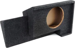 Bbox A101-10CP Single 10" Sealed Carpeted Subwoofer Enclosure - Fits 1988 - 1998 Chevrolet / GMC Full Size Pickup Extended Cab
