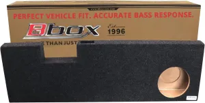 Bbox Accu-Tuned 10” Single Vented Subwoofer Enclosure - Subwoofer Box Improves Audio Quality, Sound & Bass - Fits 1999-2015 Ford F250/350/450 Crew Cab