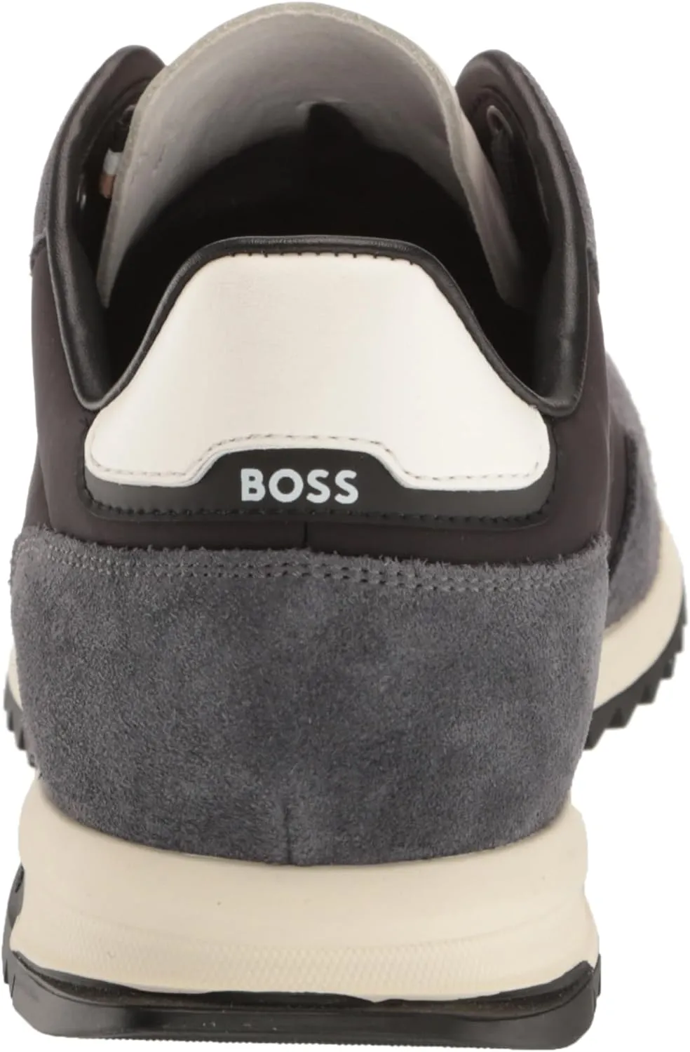 BOSS Men's Zayn Low Profile Suede Leather Two Tone Sneaker