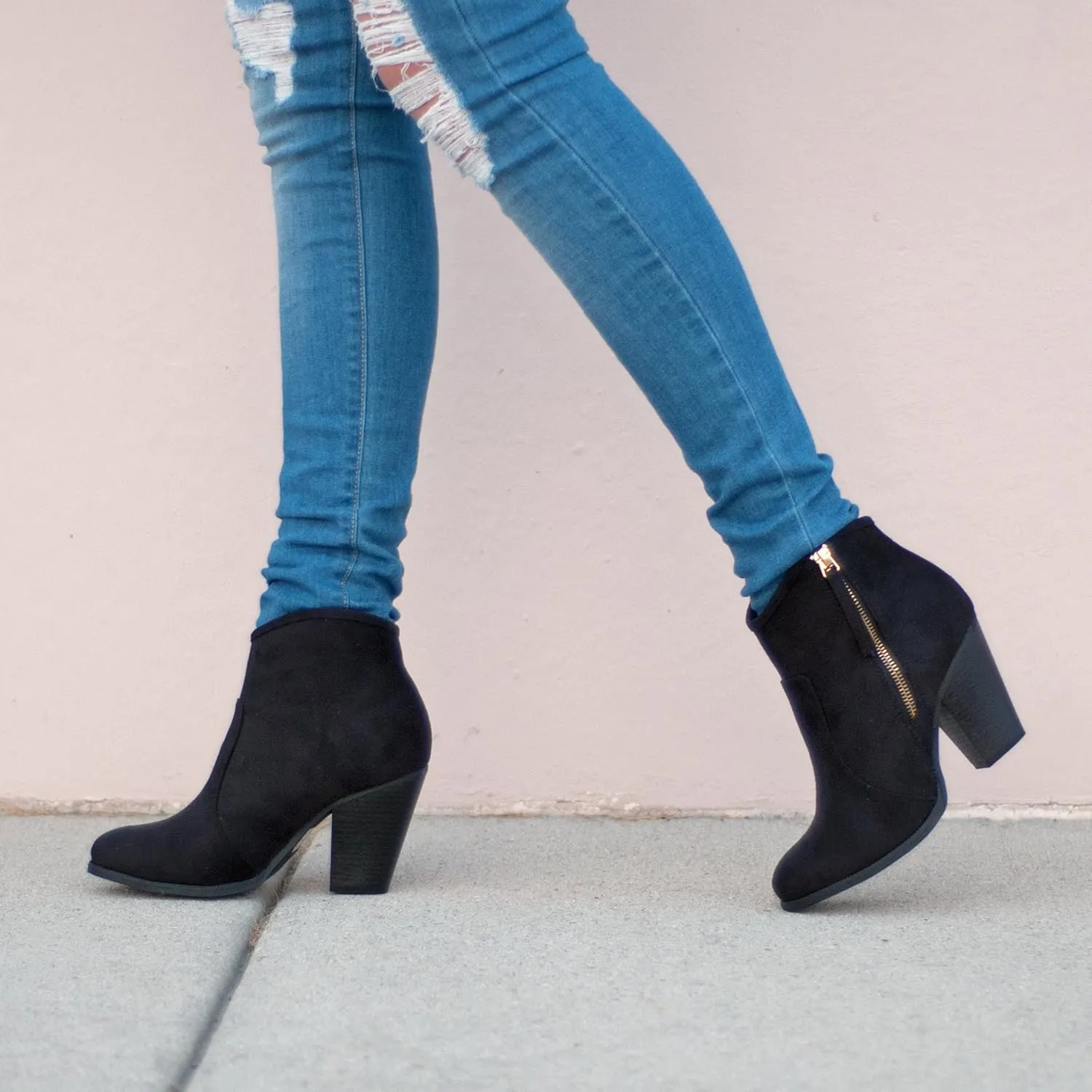 Brinley Co Women's Zelda Ankle Boot