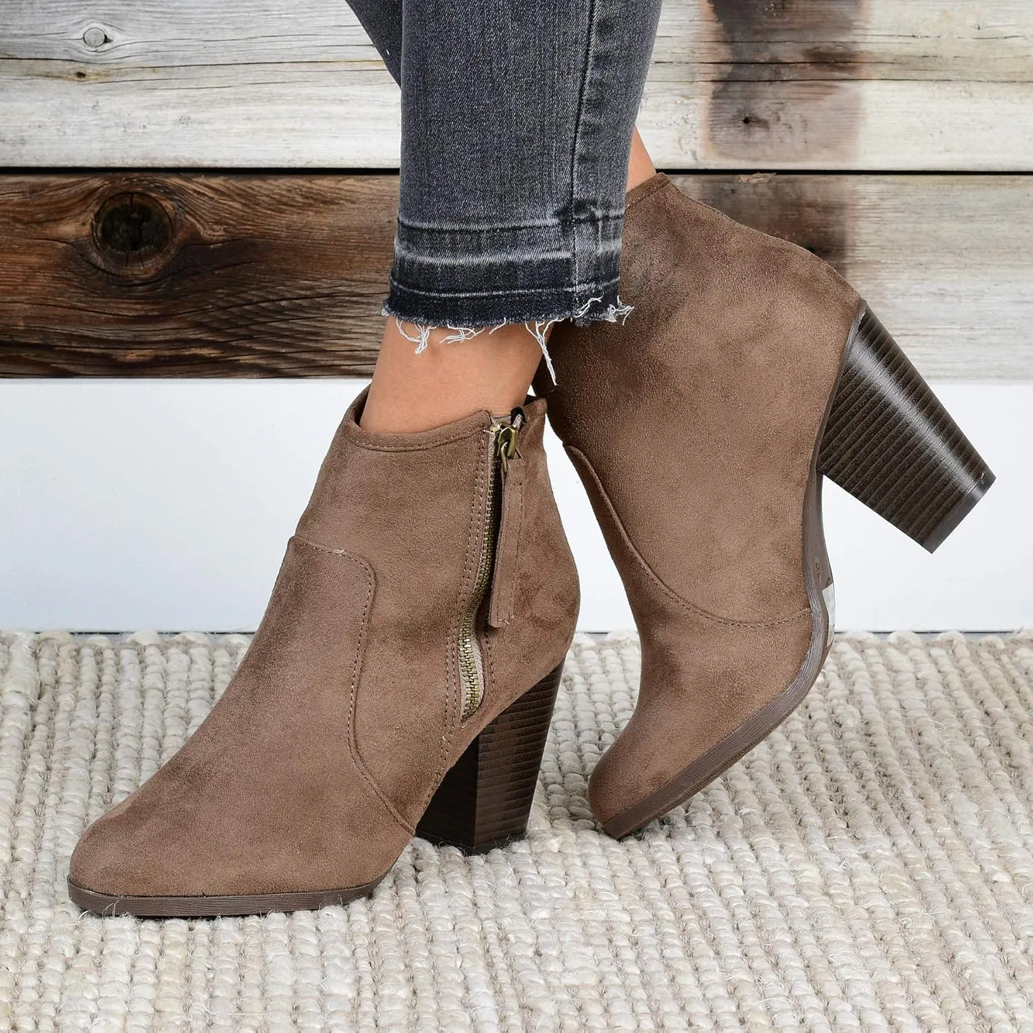 Brinley Co Women's Zelda Ankle Boot