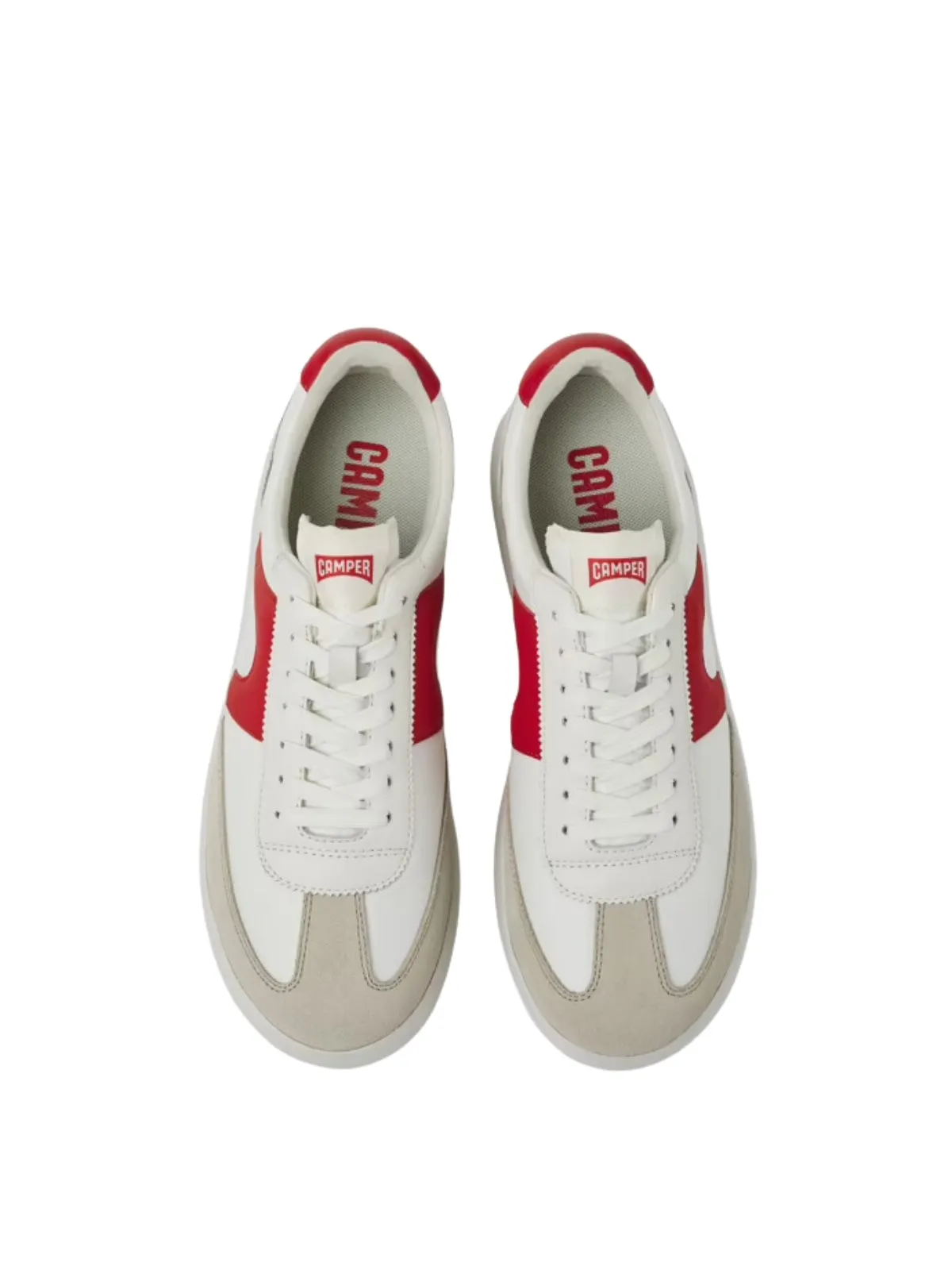 Camper Ladies Sneaker Rug Hely White-Red