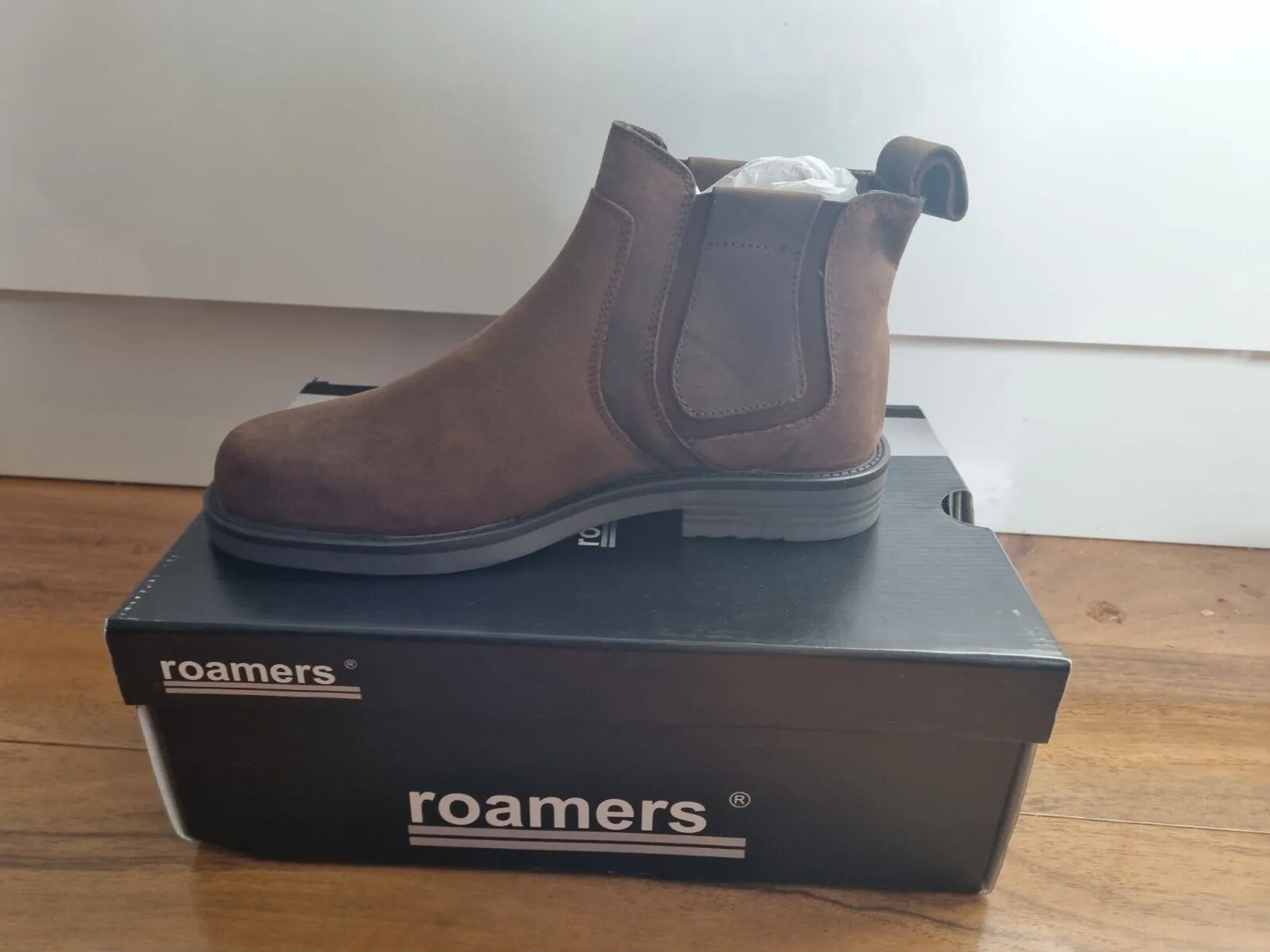 Chelsea Boot by Roamers - Crazy Horse Brown Leather (M556B)