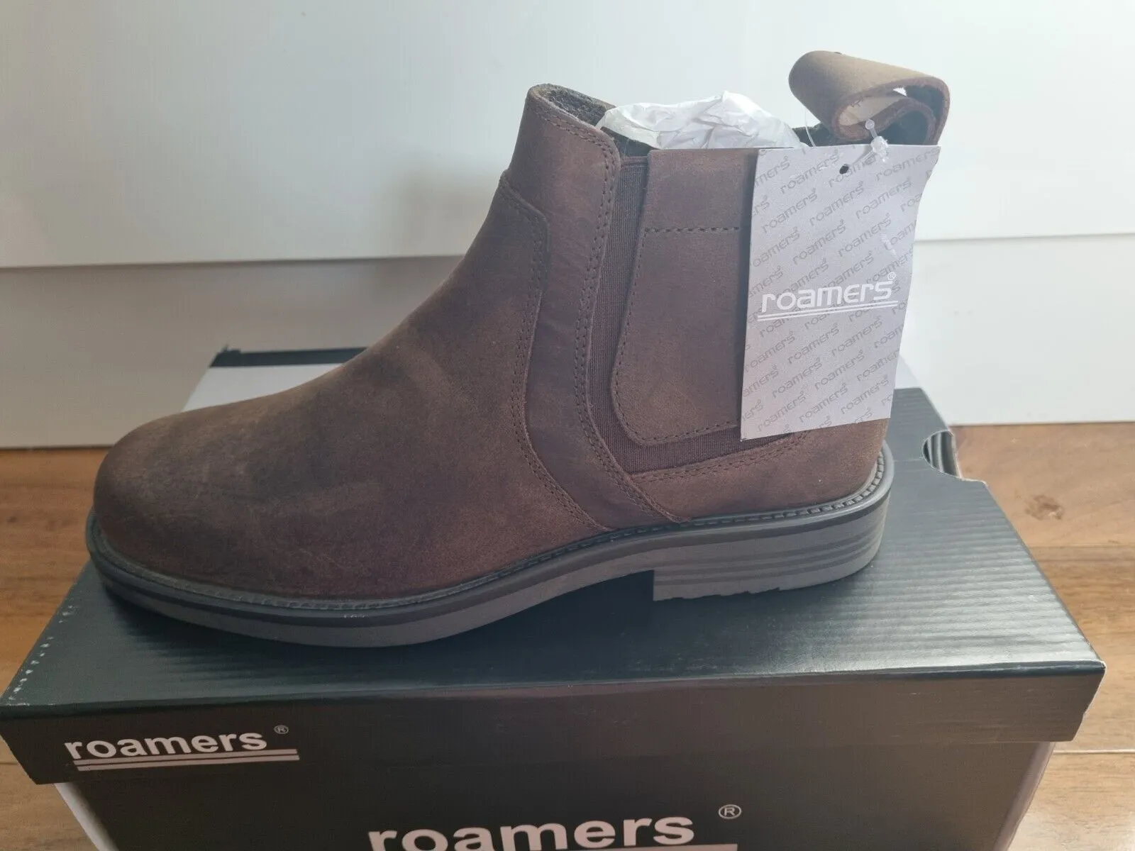 Chelsea Boot by Roamers - Crazy Horse Brown Leather (M556B)