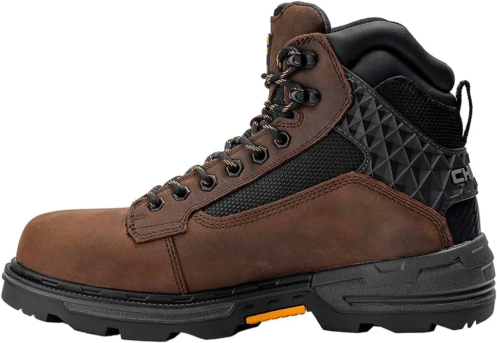 Chinook Footwear Pallet Jack 6" Plain Toe Waterproof Work Boot – Brown