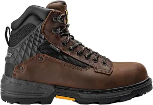 Chinook Footwear Pallet Jack 6" Plain Toe Waterproof Work Boot – Brown