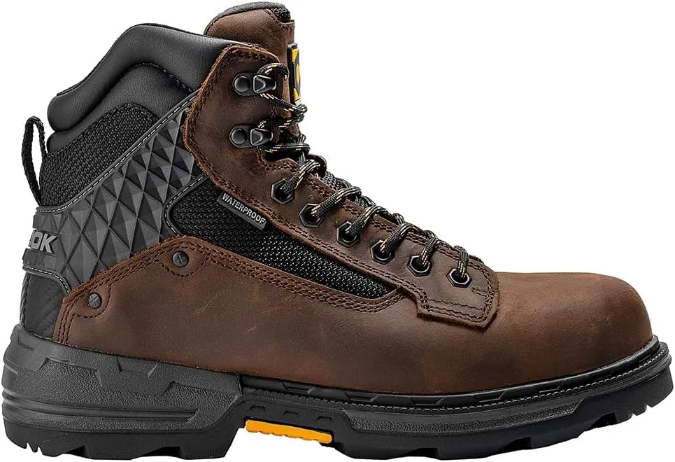 Chinook Footwear Pallet Jack 6" Plain Toe Waterproof Work Boot – Brown