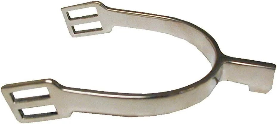 Coronet Hammerhead Stainless Steel Hunt Spurs - Child's 3/4" Neck Length, Safe and Gentle Riding Spurs for Young Equestrians, Classic Elegance Included