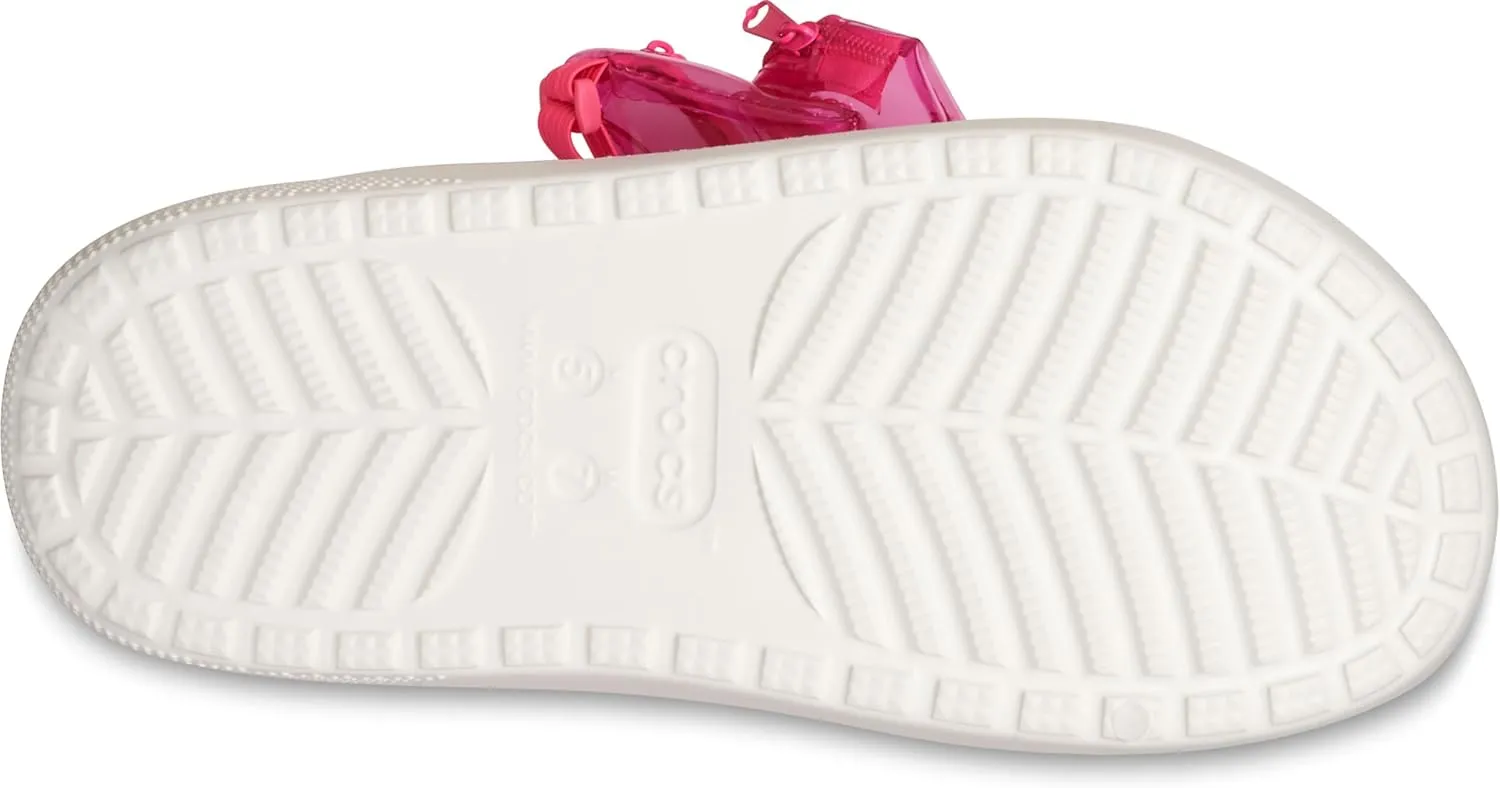 Crocs Unisex-Adult Classic Cozzzy Towel Sandals, Fuzzy Slippers and Slides