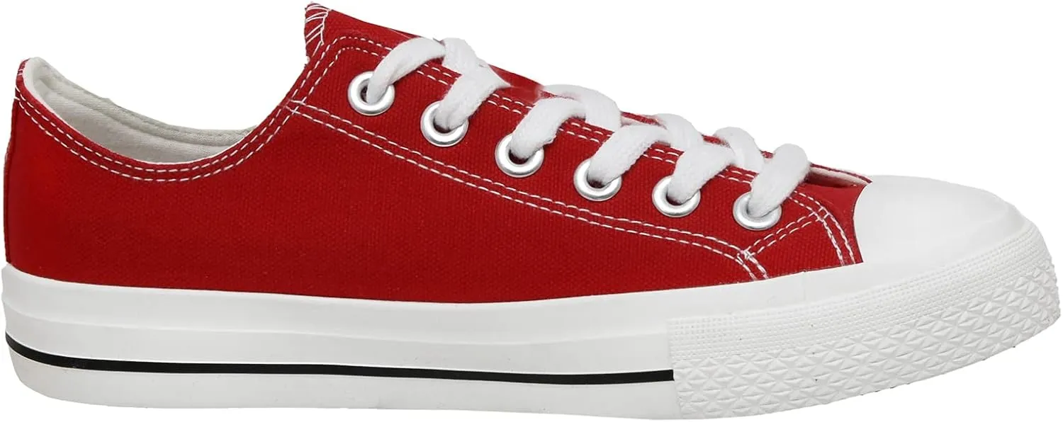 CUSHIONAIRE Women's Vina Low top Canvas Sneaker  Memory Foam