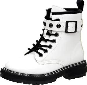 Dunes Women's Cisco Stud lace up boot  Memory Foam