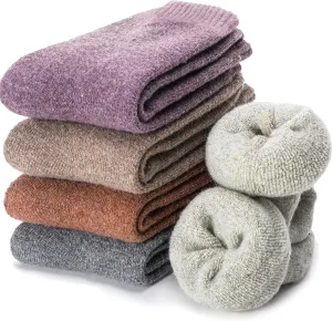 EBMORE Womens Fuzzy Socks Fleece Fluffy Cabin Plush Warm Sleep Soft Cozy Winter Adult Socks