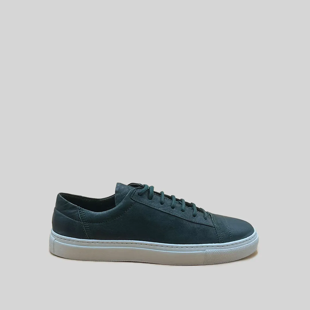 EDGAR mat BOTTLEGREEN/WHITE