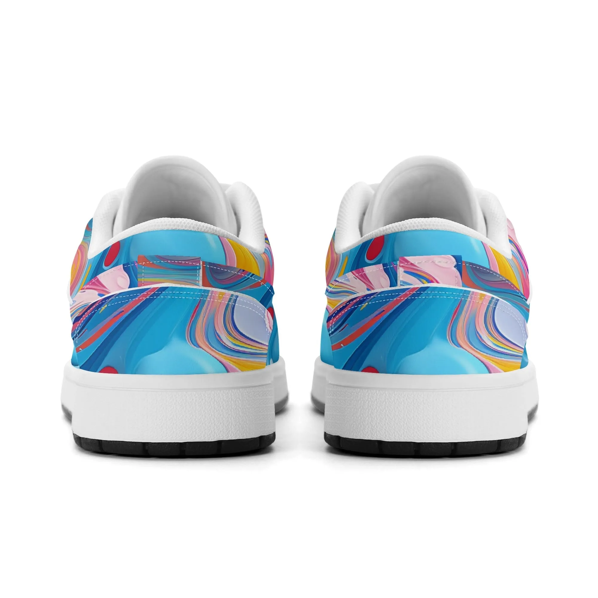 Fluid Colors Low Top Leder Sneaker für Damen