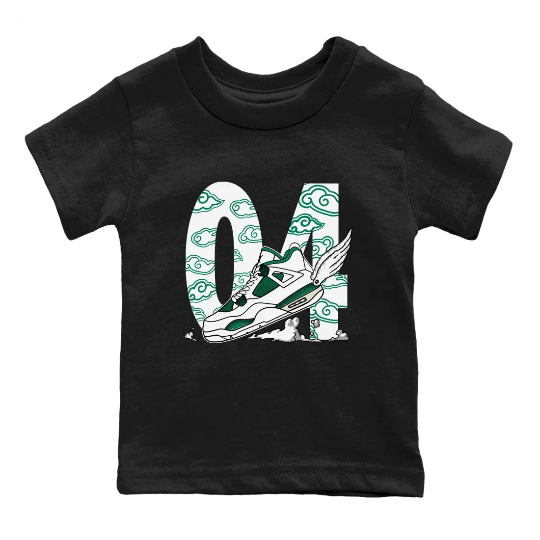 Fly Jordan - Sneaker On-sale The 4 Air To Kids SNRT Clouds Oxidized Tees Green Anti-slip