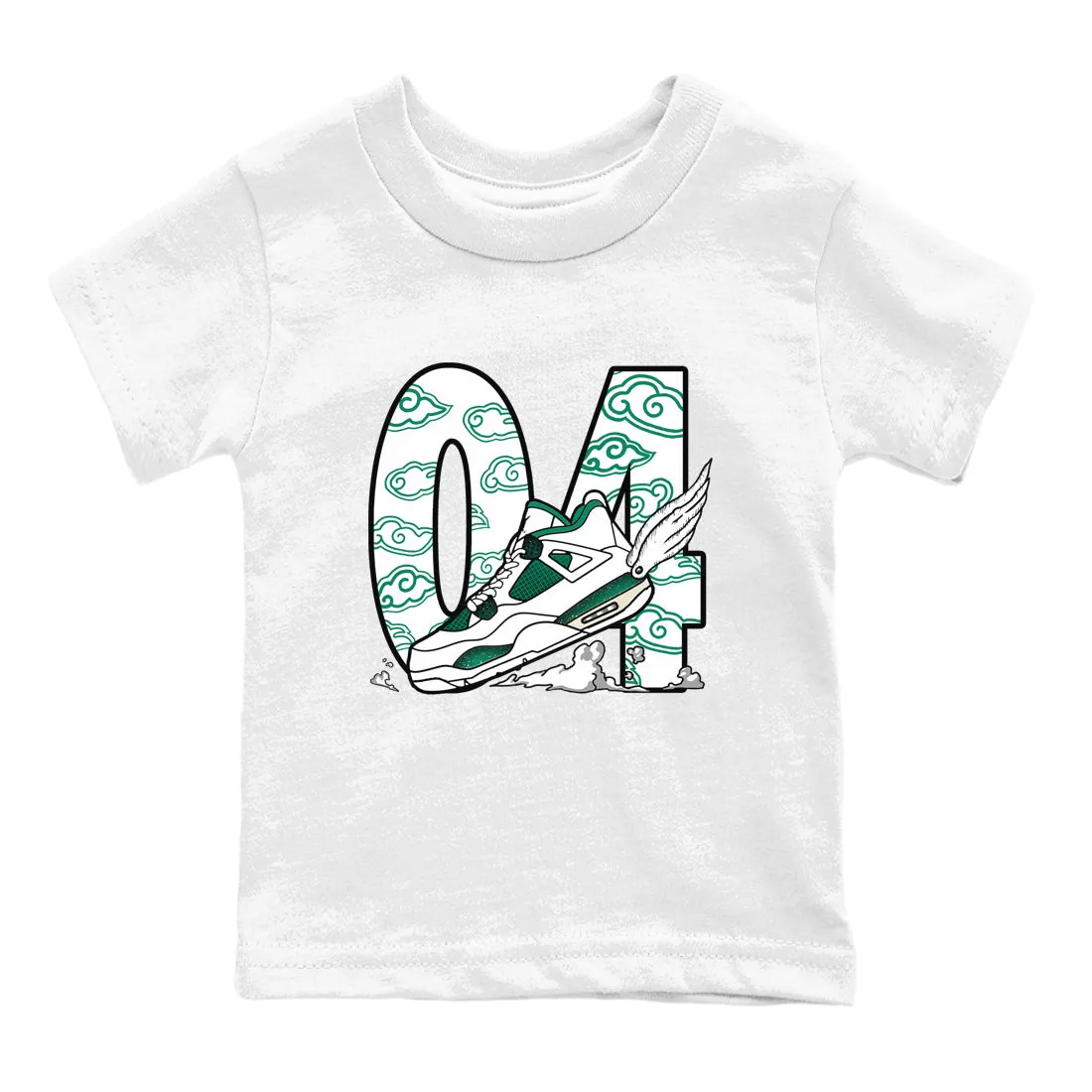 Fly Jordan - Sneaker On-sale The 4 Air To Kids SNRT Clouds Oxidized Tees Green Anti-slip