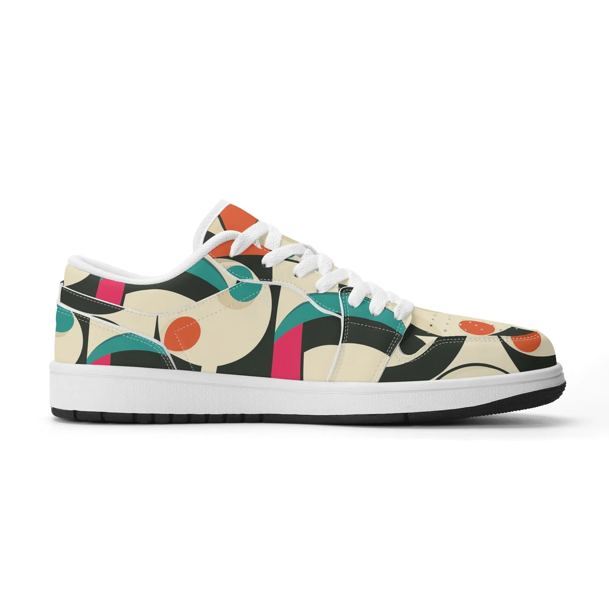 Geometry v1 Low Top Leder Sneaker für Damen
