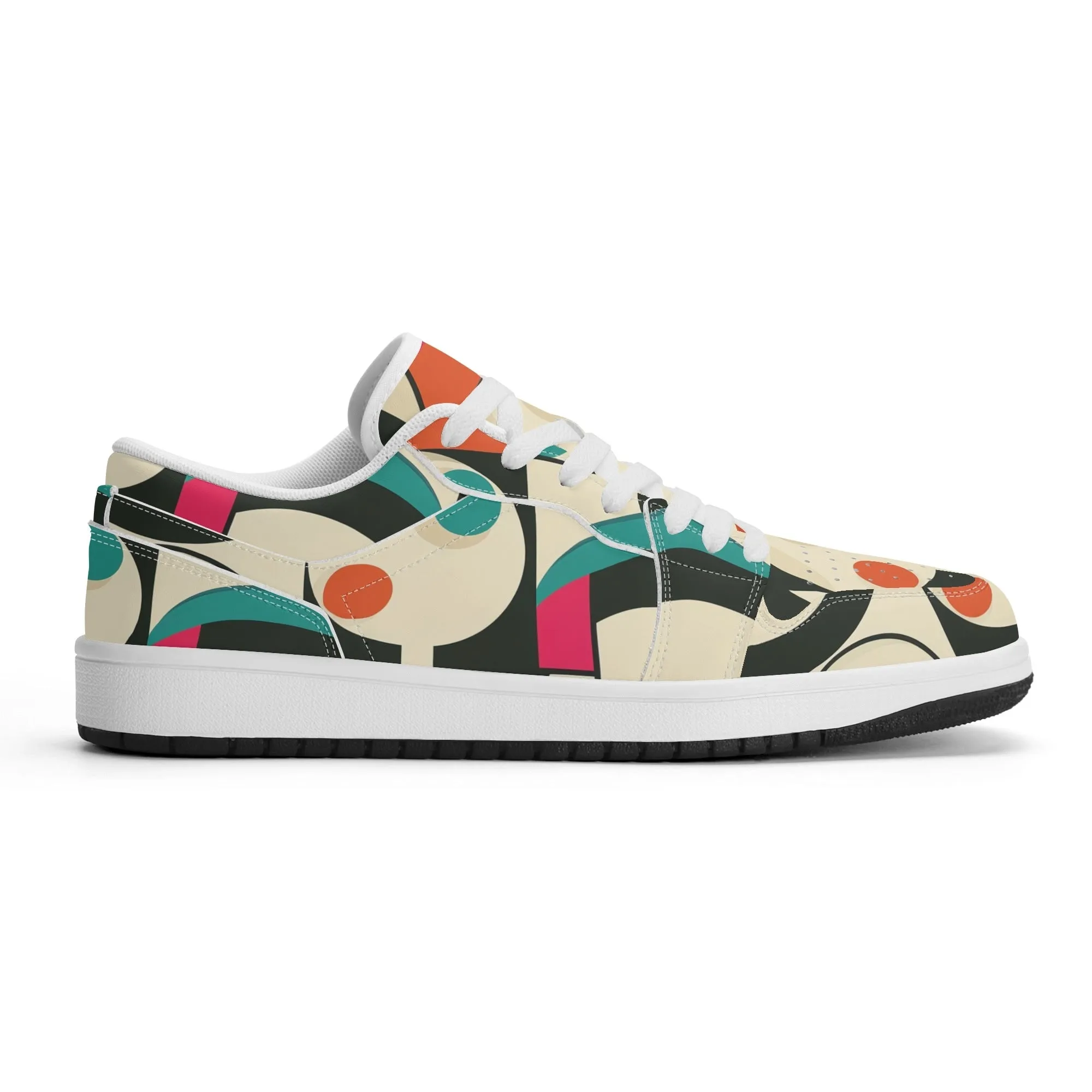 Geometry v1 Low Top Leder Sneaker für Damen