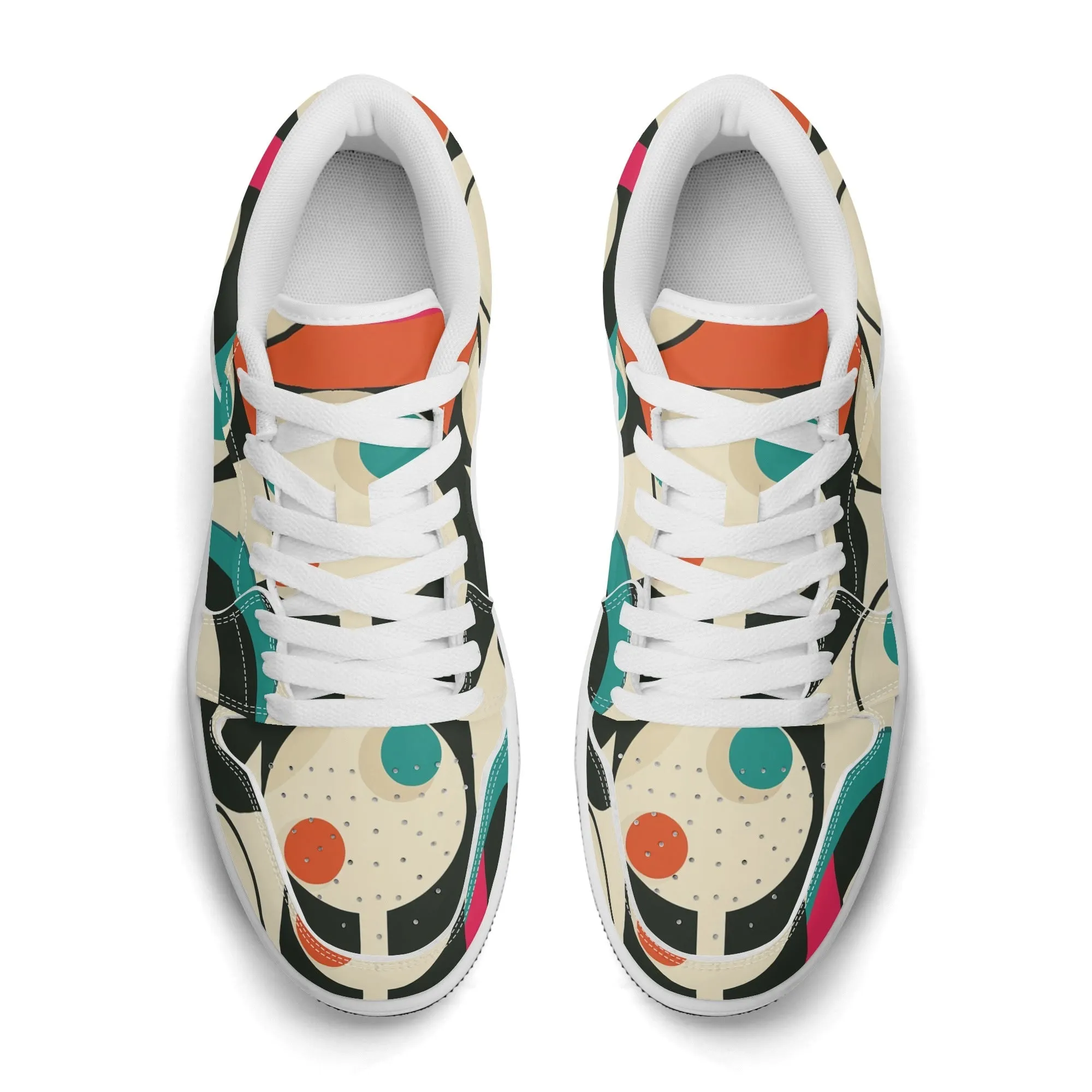 Geometry v1 Low Top Leder Sneaker für Damen