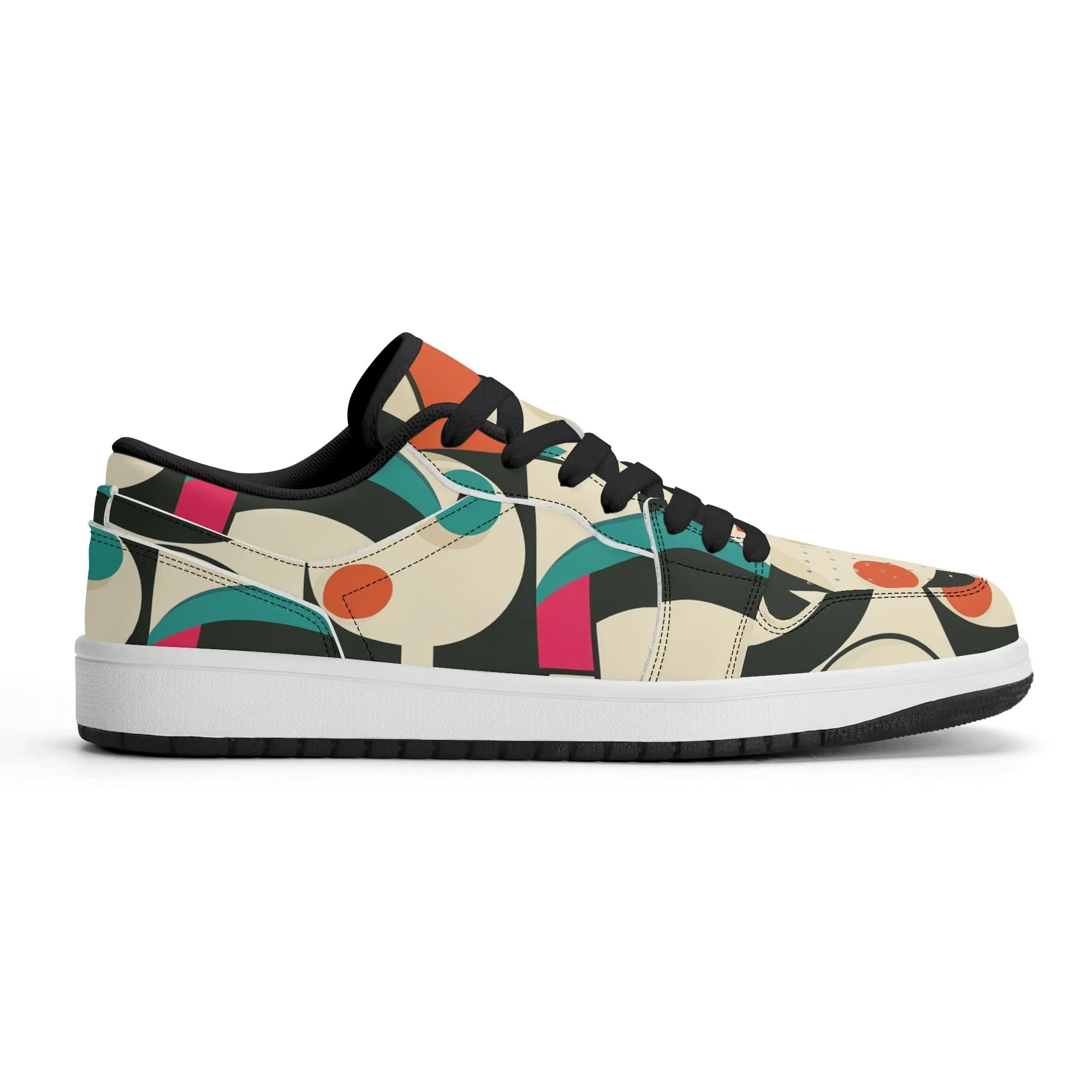 Geometry v1 Low Top Leder Sneaker für Damen