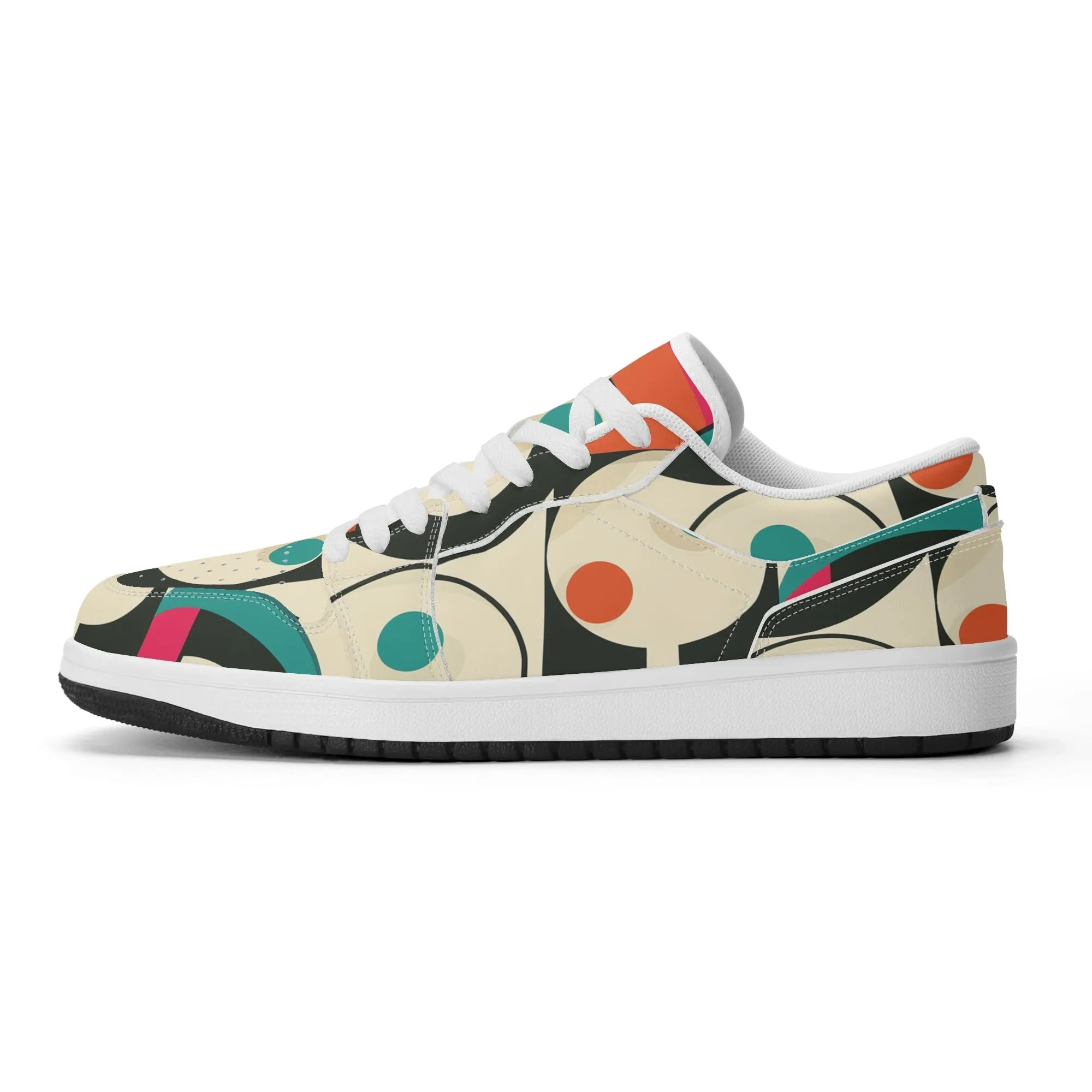Geometry v1 Low Top Leder Sneaker für Damen