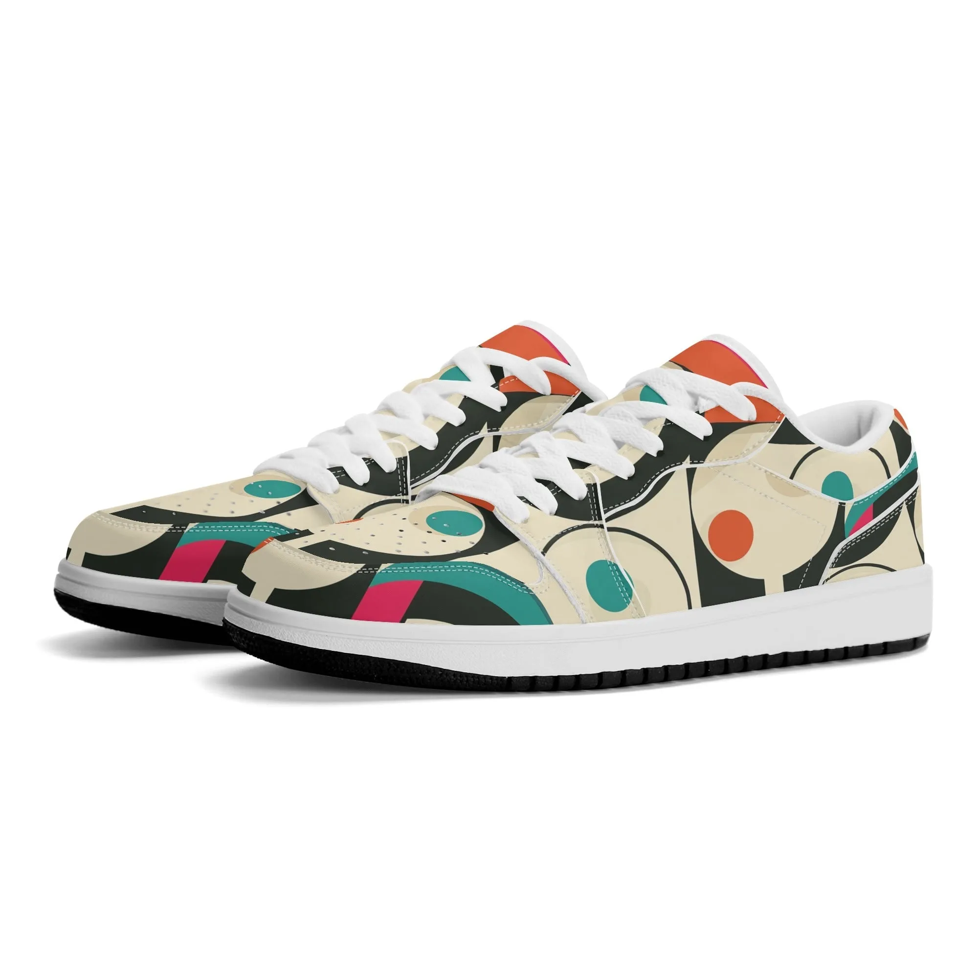 Geometry v1 Low Top Leder Sneaker für Damen