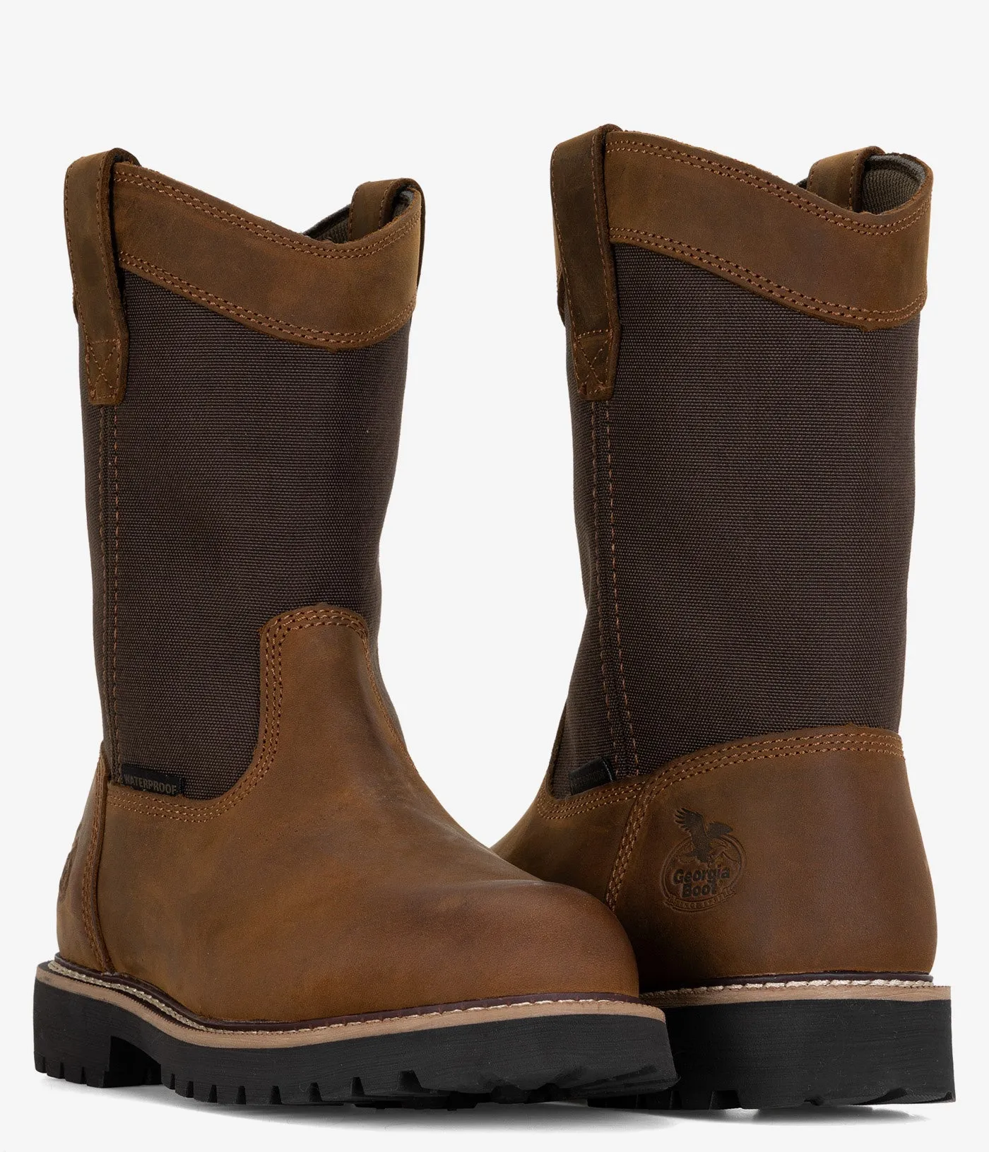 Georgia Boot Core 37 Steel Toe Waterproof Wellington Work Boot - Men