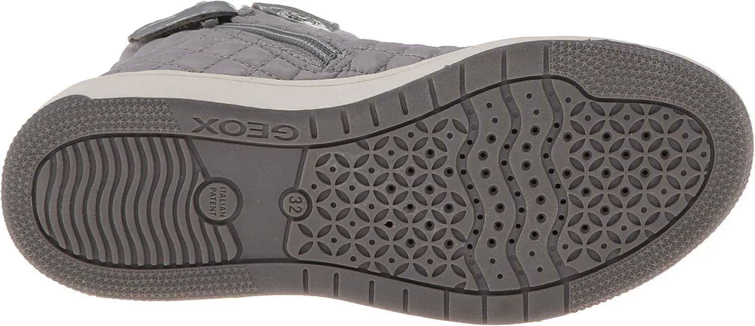 Geox Girl Jr Creamy 14 High Top Qui Sneaker