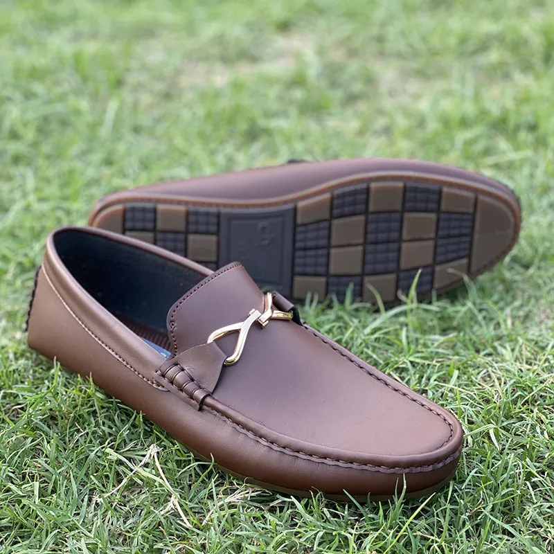 Hand Stitch Maroon Loafer SS-2046
