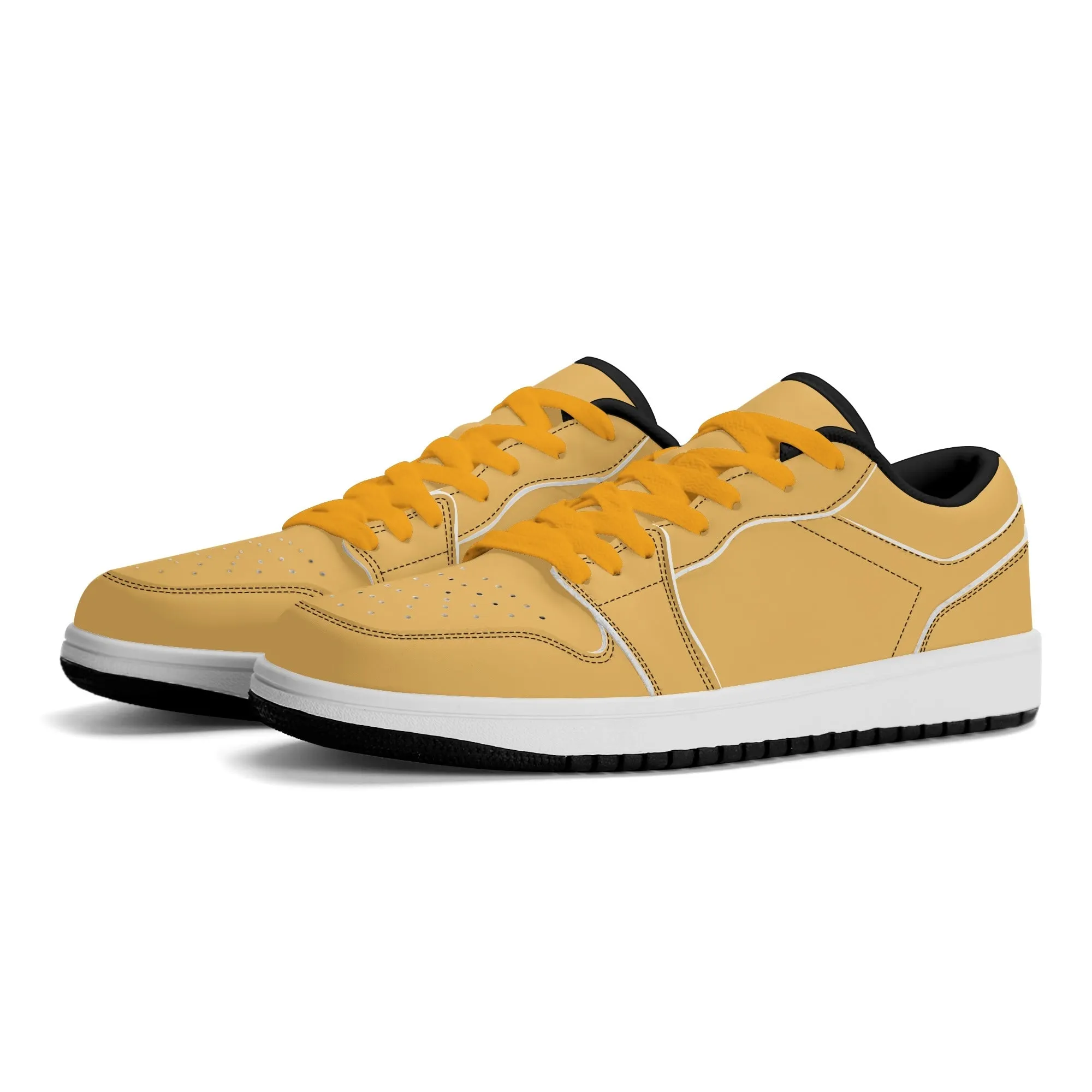 Harvest Gold Low Top Leder Sneaker für Damen