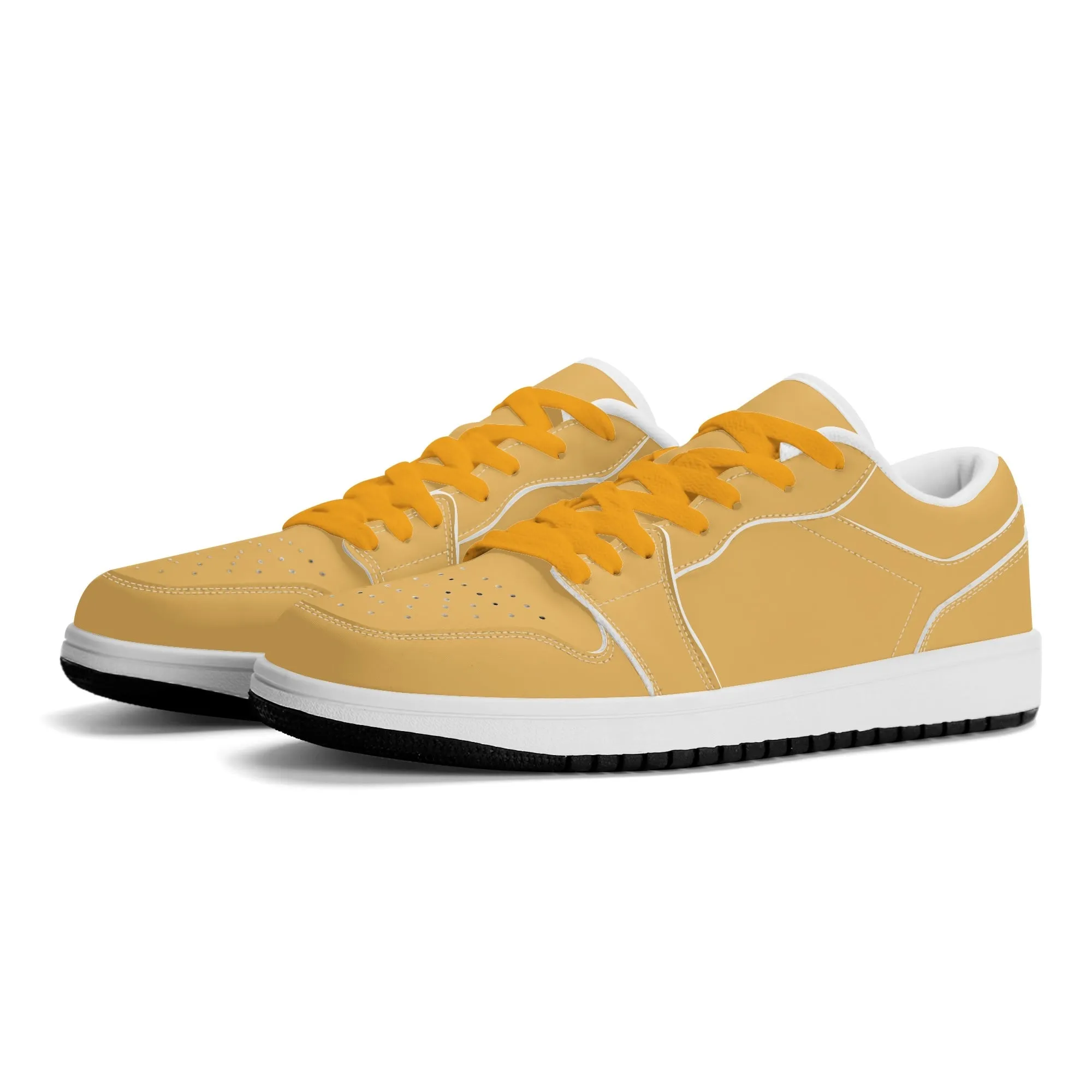 Harvest Gold Low Top Leder Sneaker für Damen