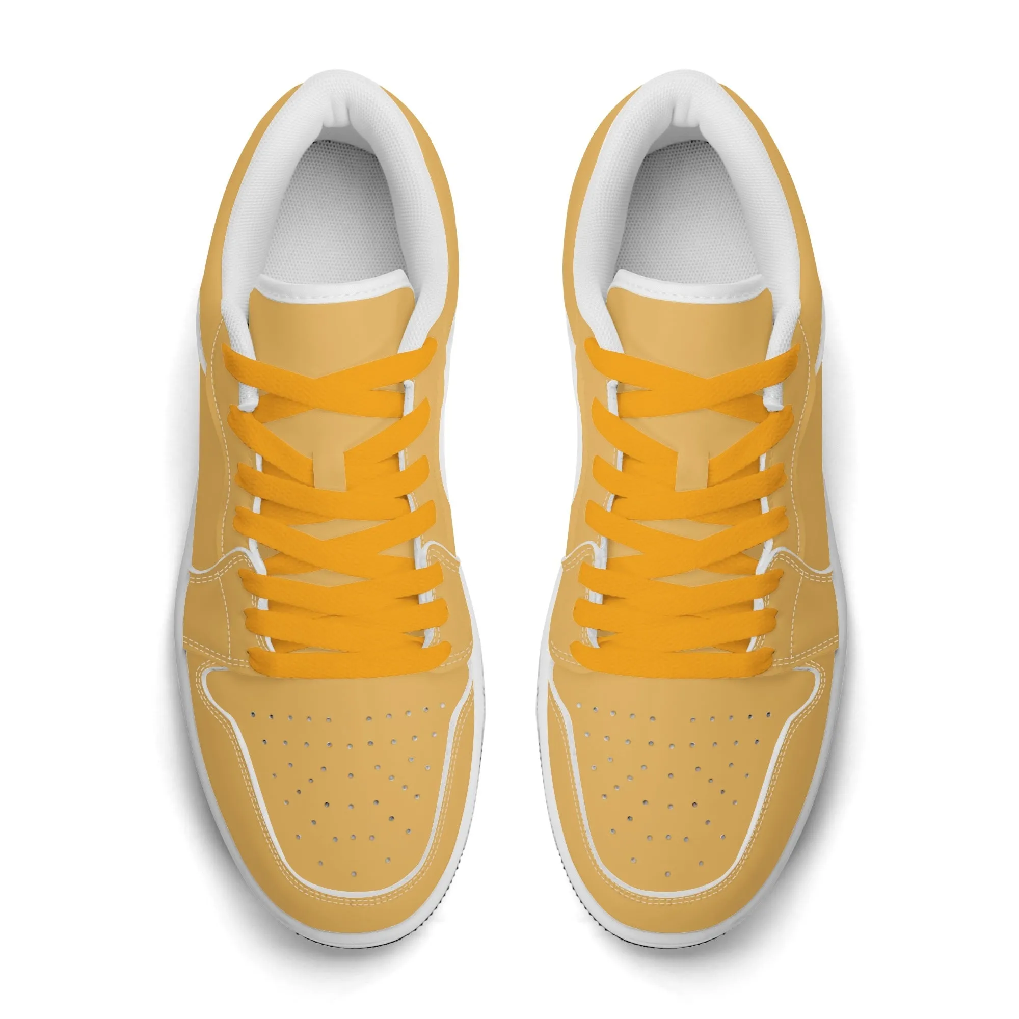 Harvest Gold Low Top Leder Sneaker für Damen