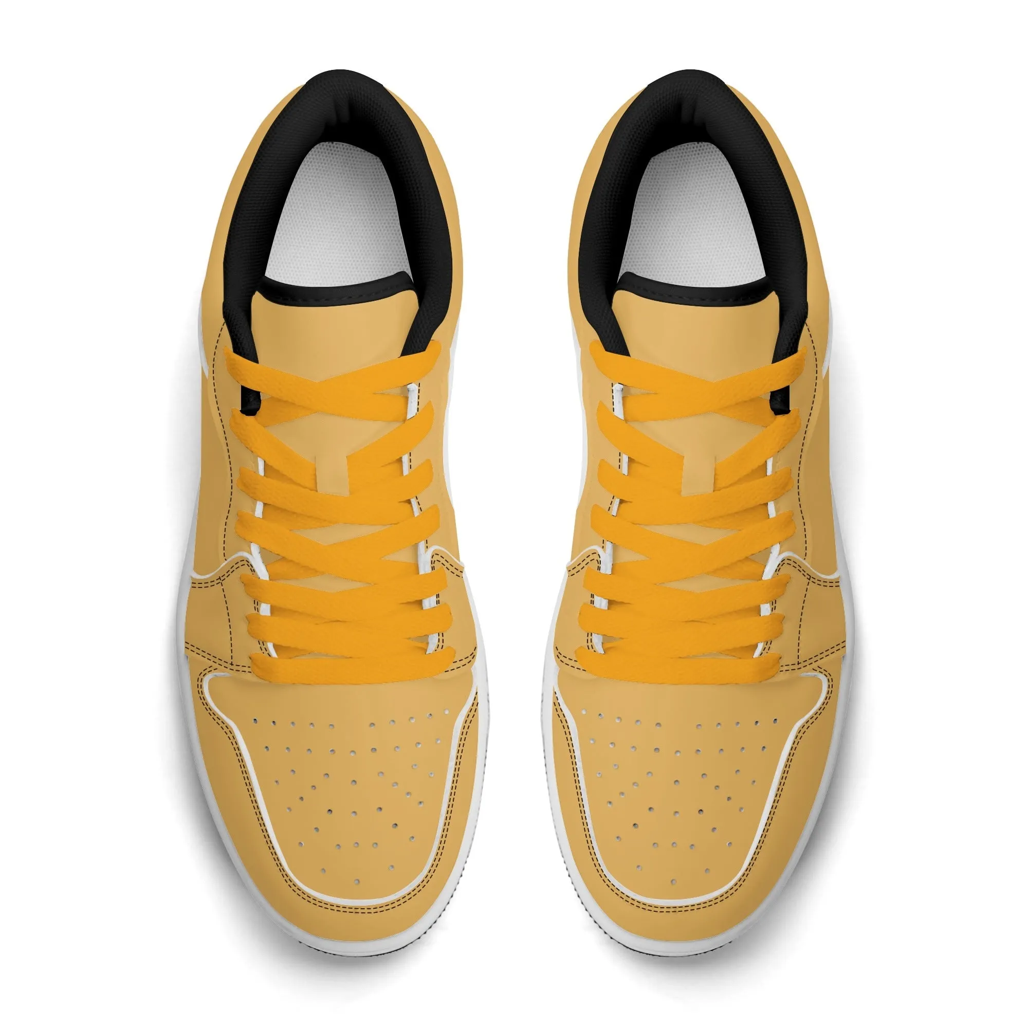 Harvest Gold Low Top Leder Sneaker für Damen