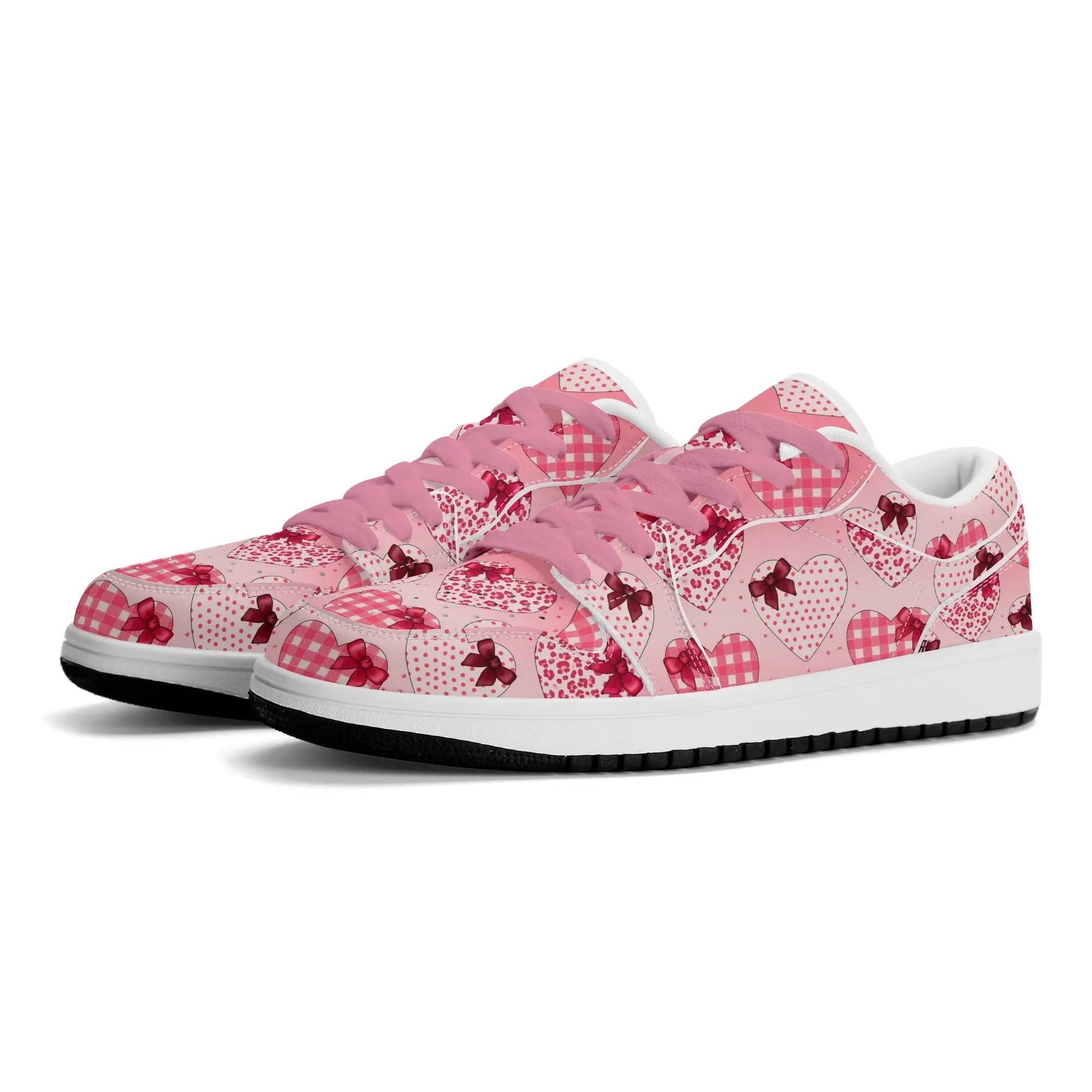 Hearts Low Top Leder Sneaker für Herren