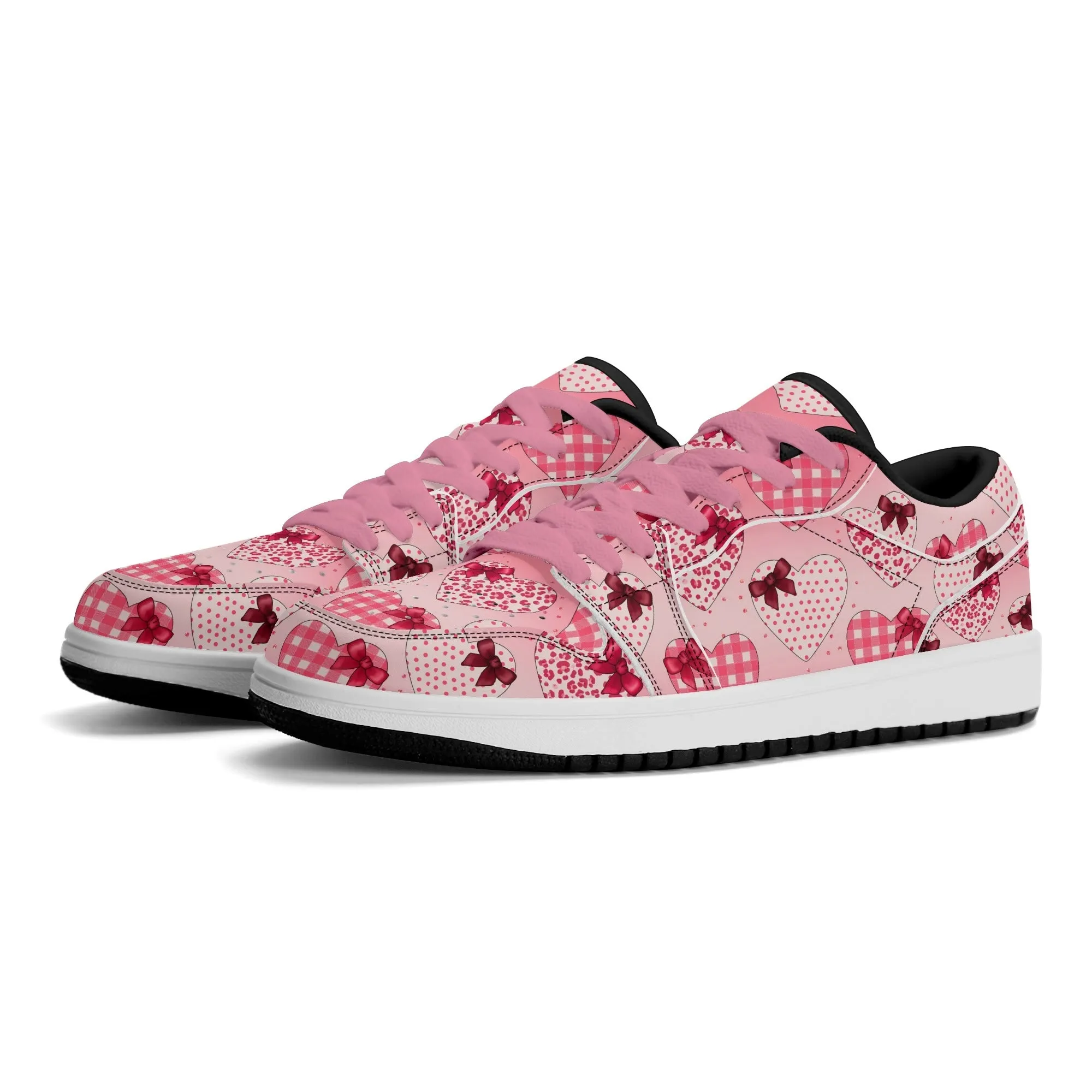 Hearts Low Top Leder Sneaker für Herren