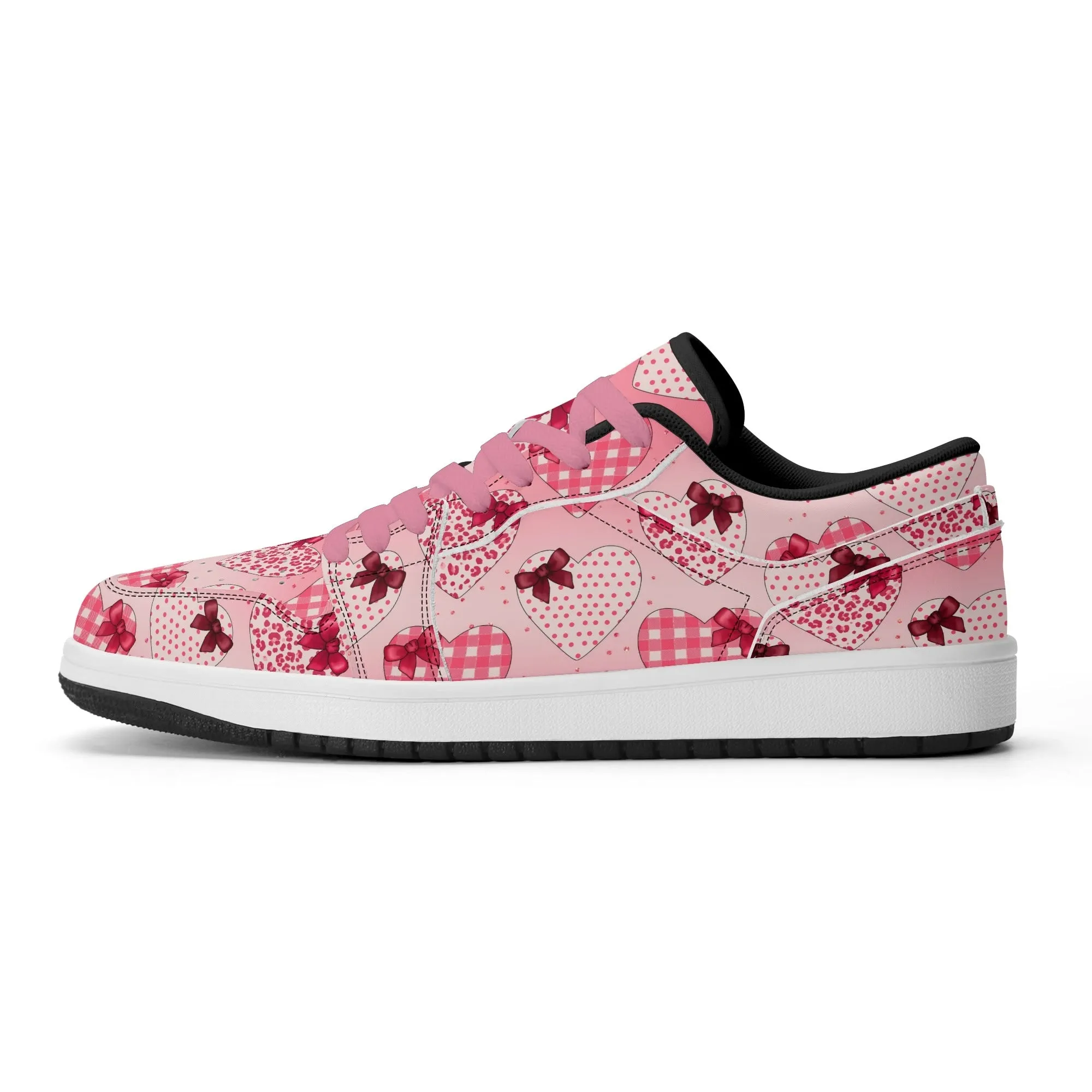 Hearts Low Top Leder Sneaker für Herren