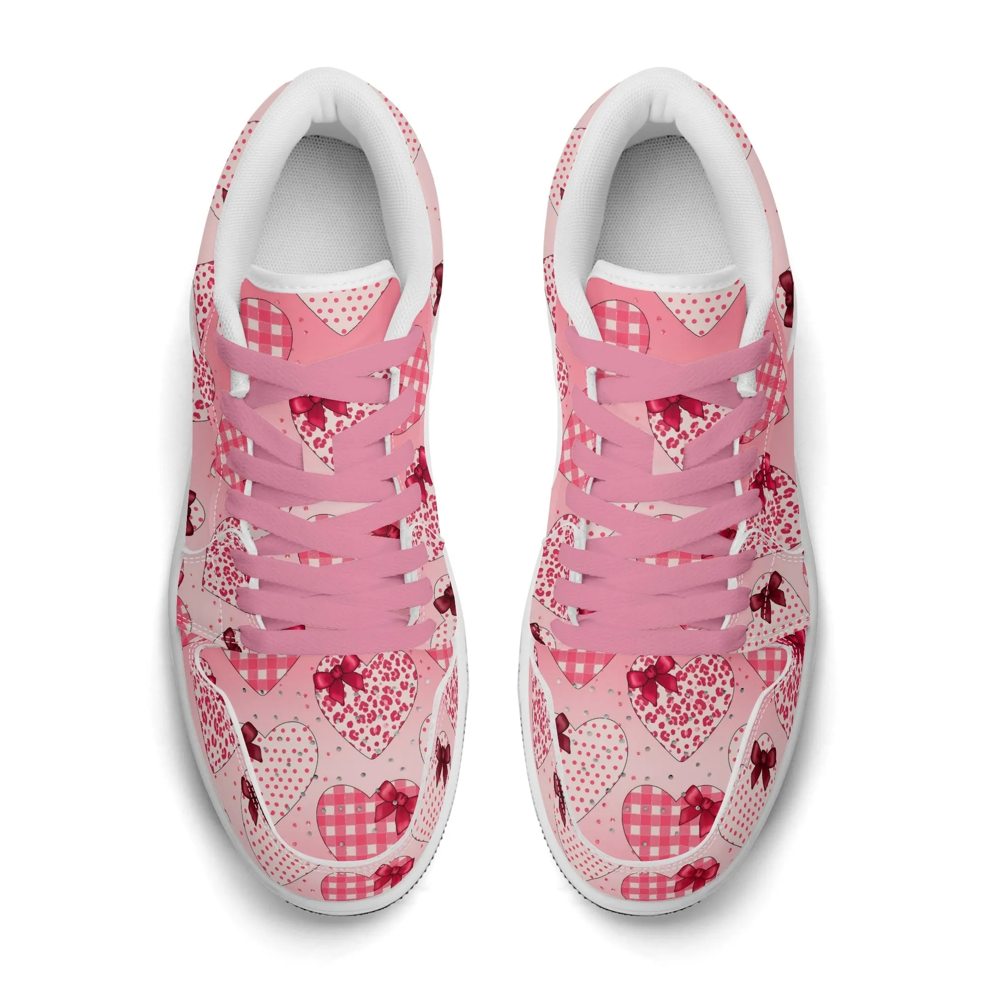 Hearts Low Top Leder Sneaker für Herren