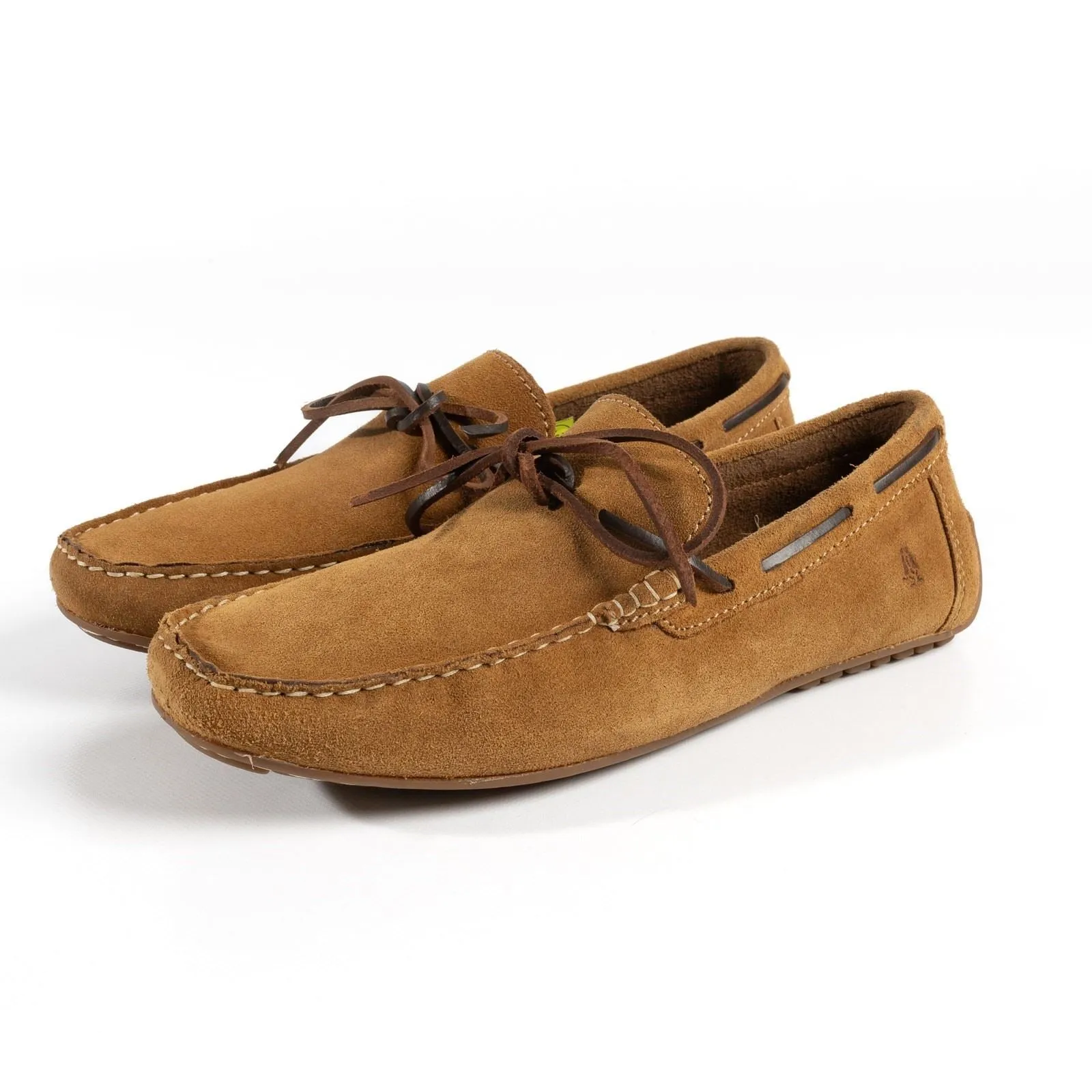 Hush Puppies Men's Reuben Boat Shoe in Tan