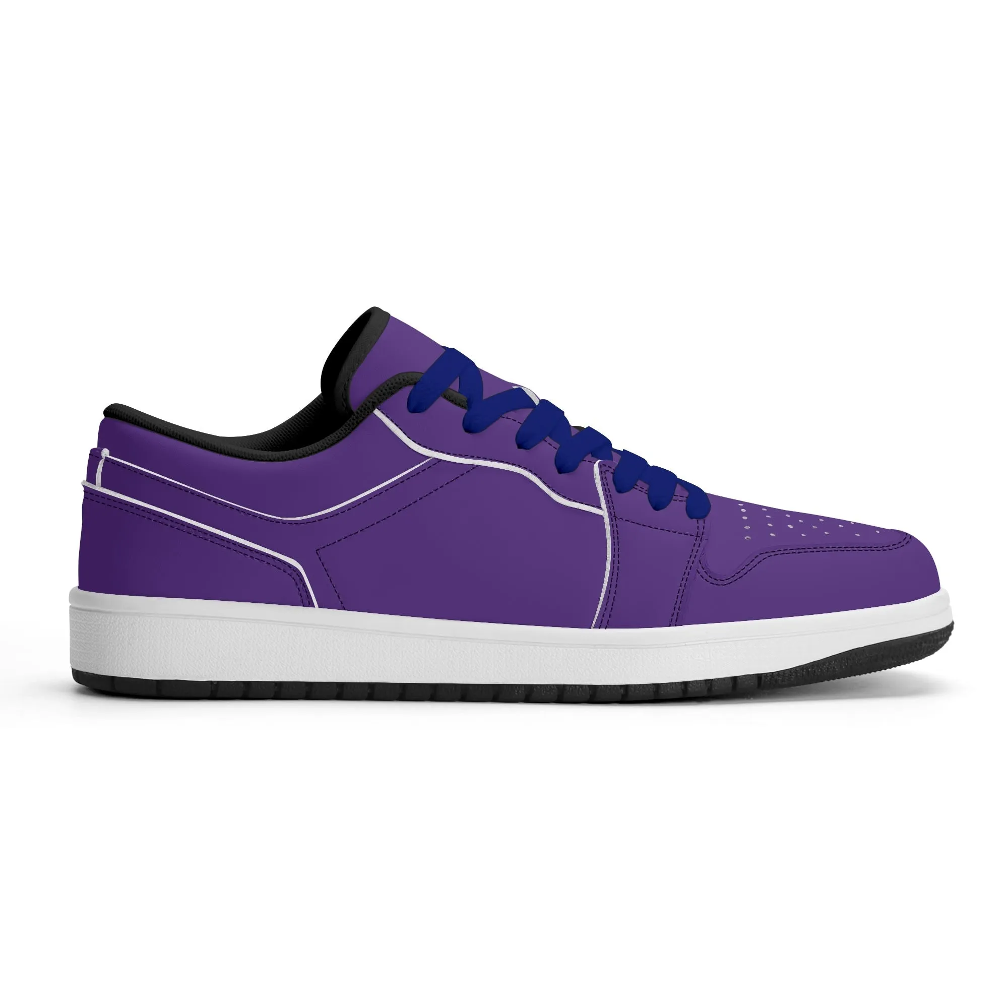 Indigo Low Top Leder Sneaker für Damen