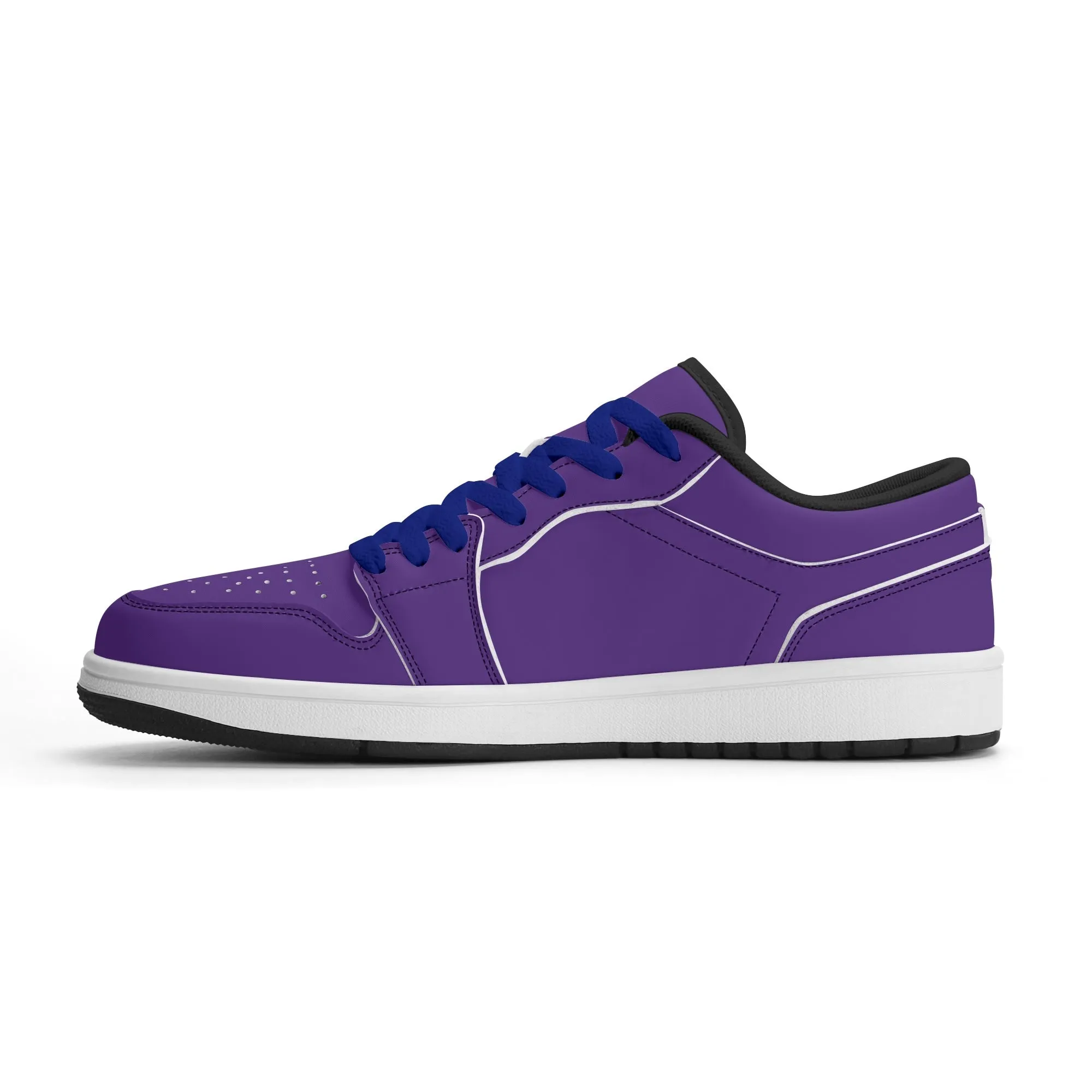 Indigo Low Top Leder Sneaker für Damen