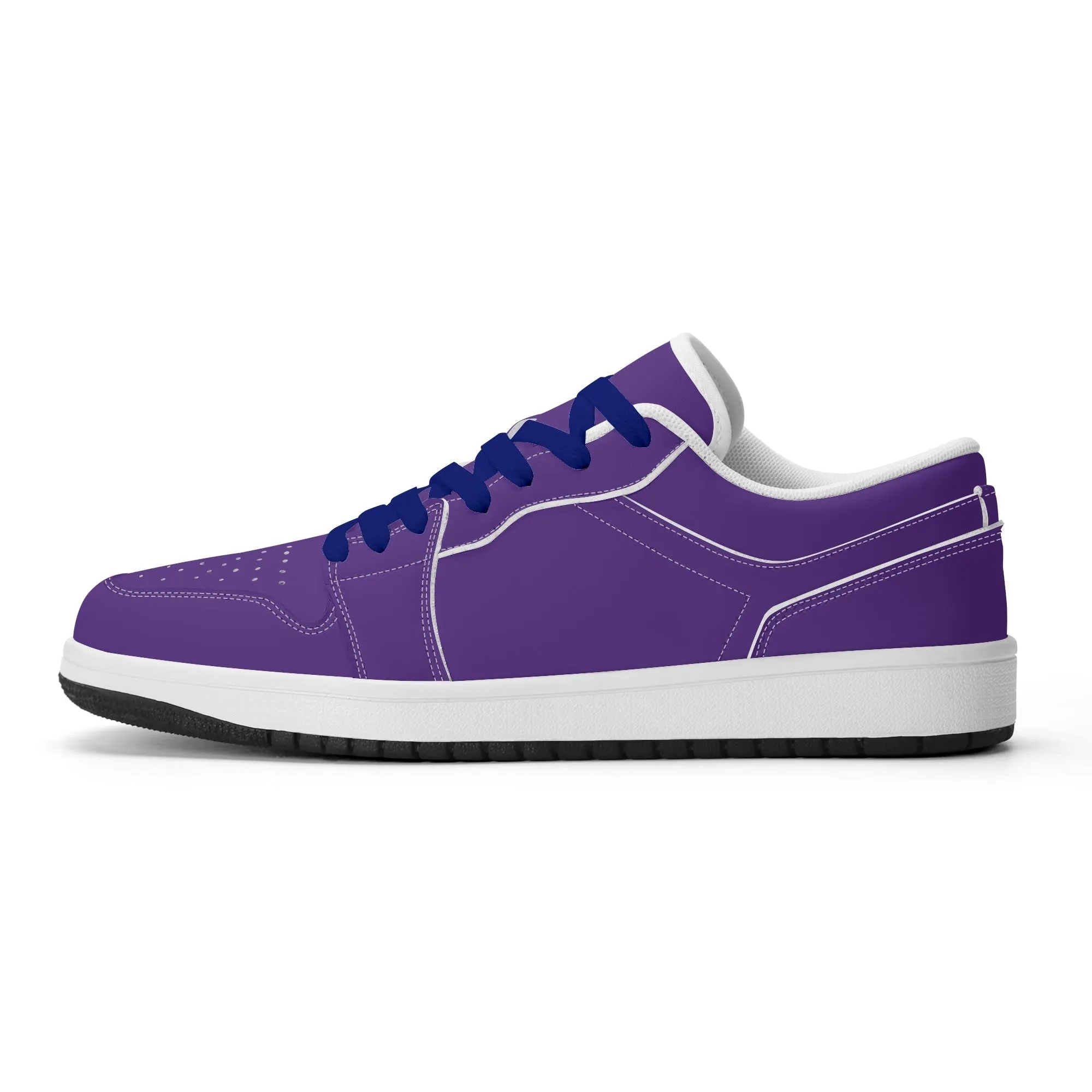 Indigo Low Top Leder Sneaker für Damen