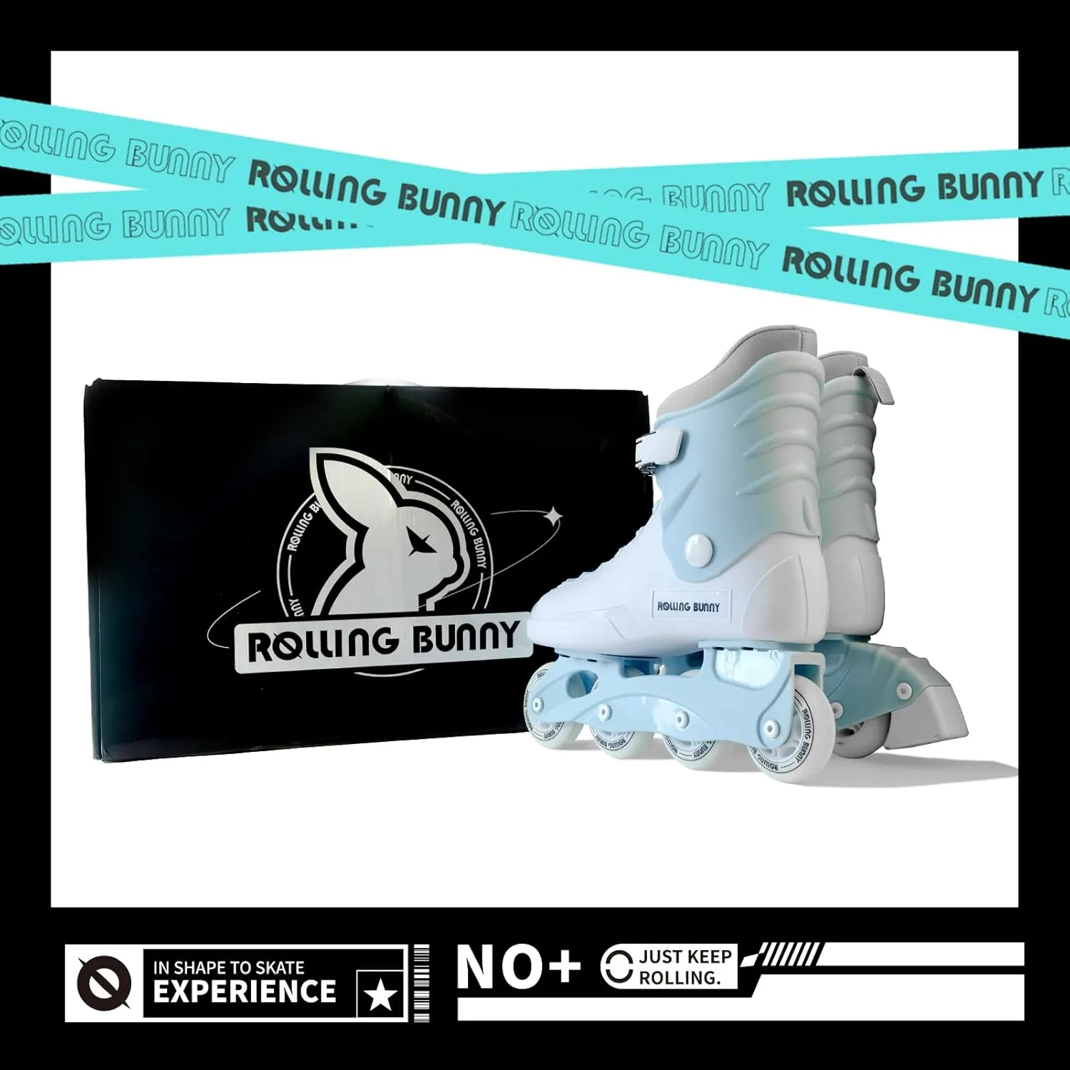 Inline Skates for Women Girls - Adult Inline Skates for Outdoor and Indoor, with Durable Outer Shell and Ankle Support, ABEC-7 Bearings, Solid and Comfortable