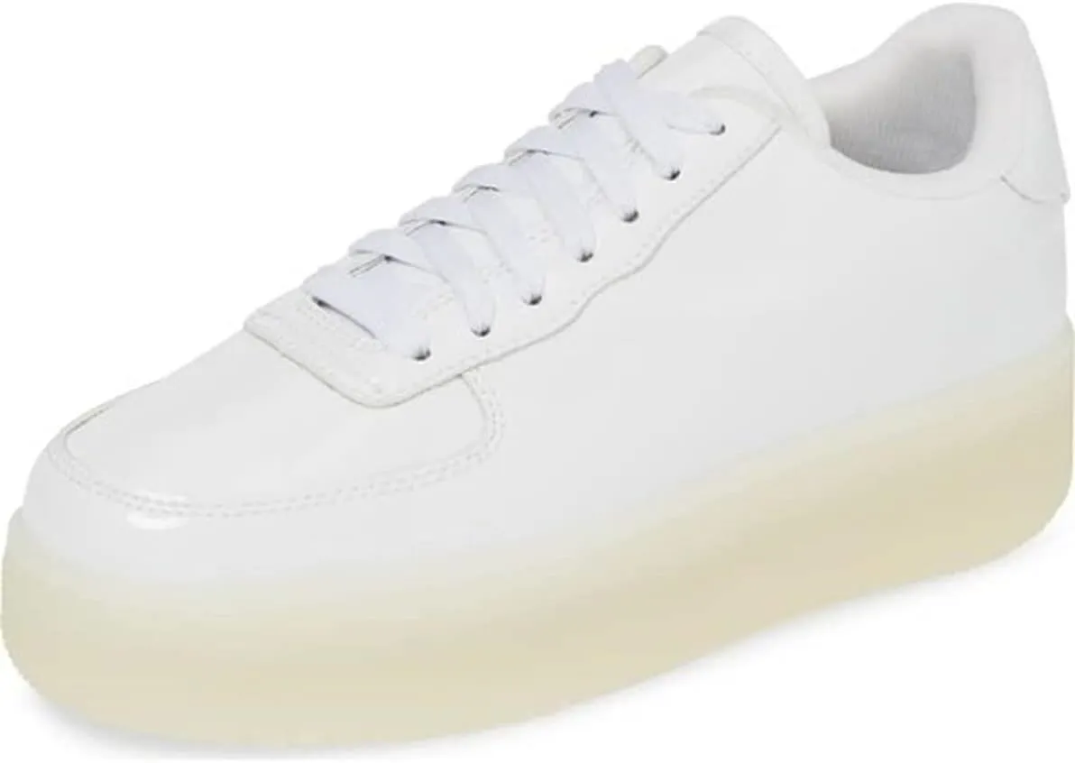 Jeffrey Campbell Womens Court Off White Sneaker - 10