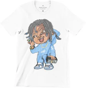 Jordan 1 Carolinaa Blue Killa Cash Doll Carolinaa Blue Shirt, Jordan 1 Carolinaa Blue Matching for Sneaker Jordan 1