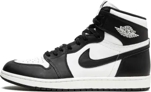 Jordan Men's Air Jordan 1 High Retro Sneaker, Black/White, Size 5