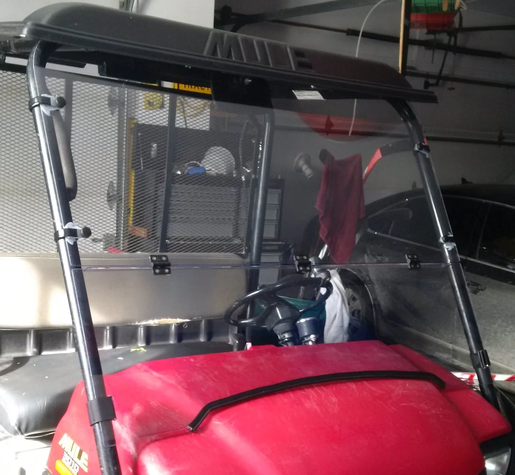 KAWASAKI MULE 3000 2001-08 Windshield Folding
