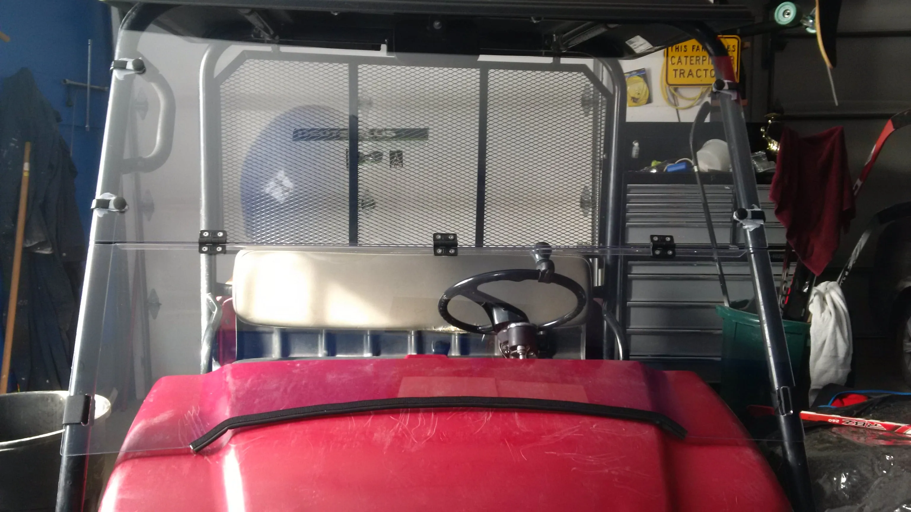 KAWASAKI MULE 3000 2001-08 Windshield Folding