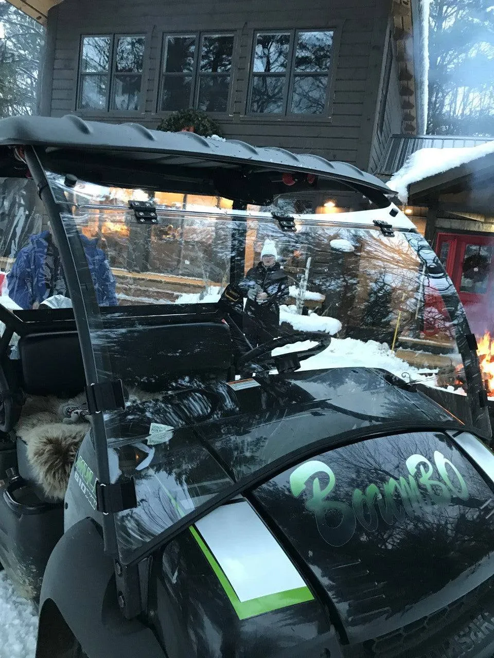 KAWASAKI MULE 600 2010-16 Windshield Folding